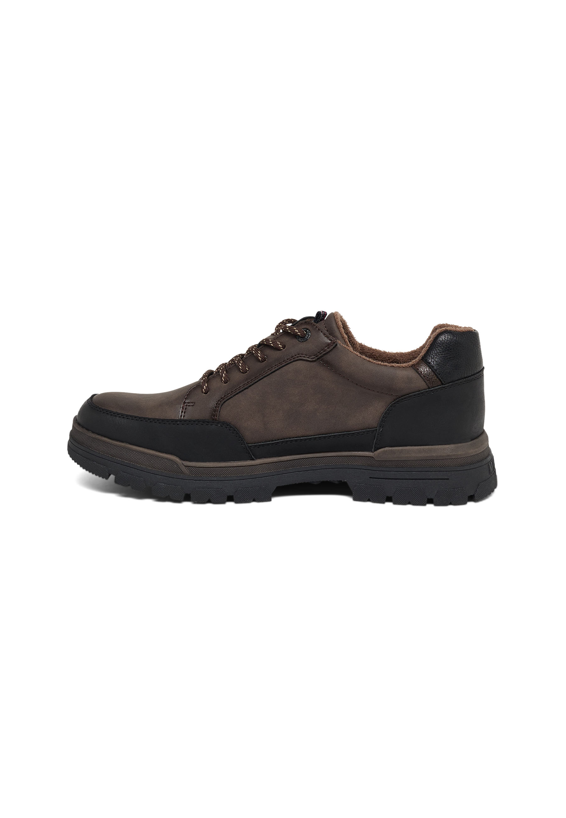 Stiefel, Schnürschuh, Leder, braun, Gummisohle