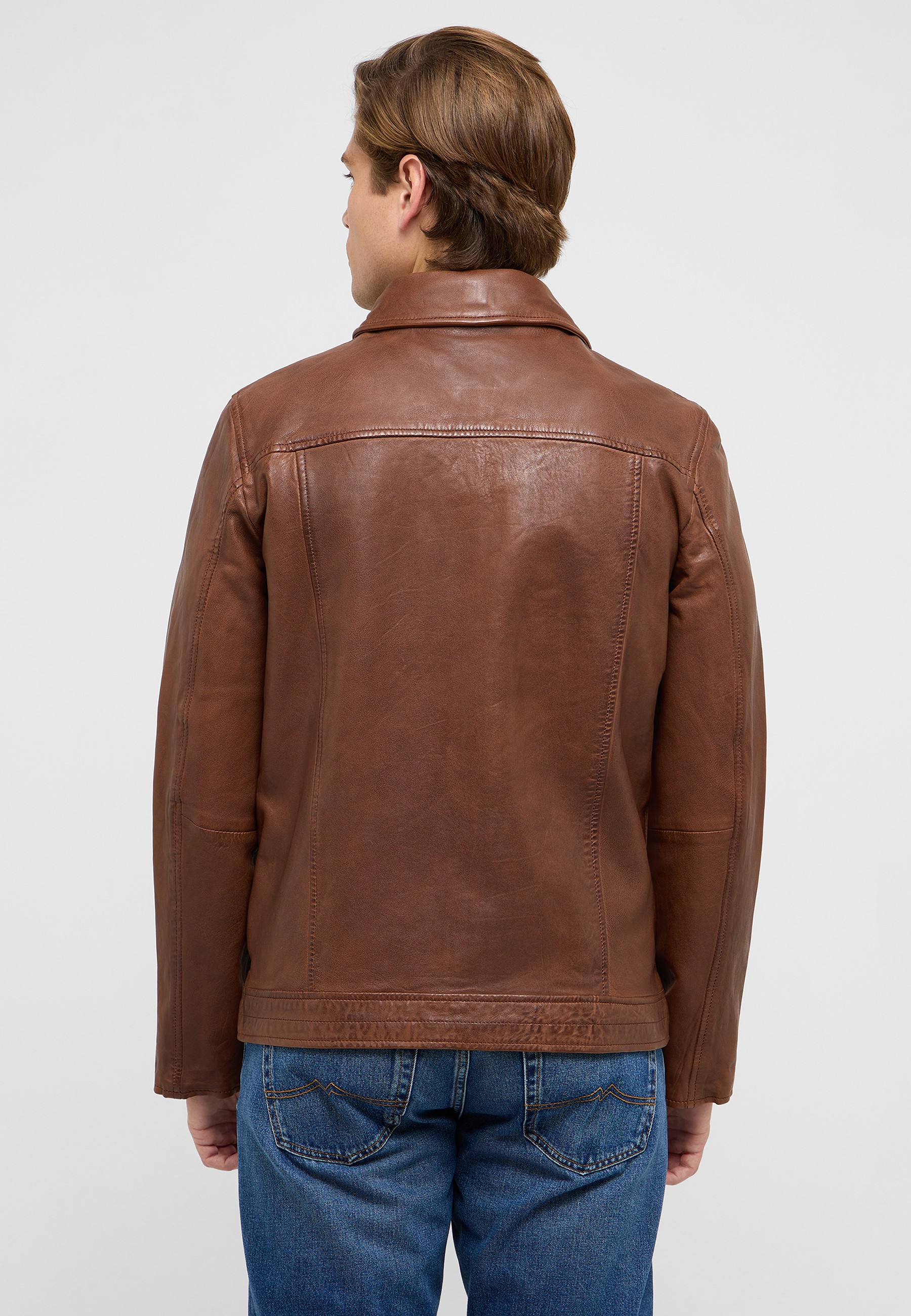 Bekleidung, Mantel, Jacke, Jacke aus Leder