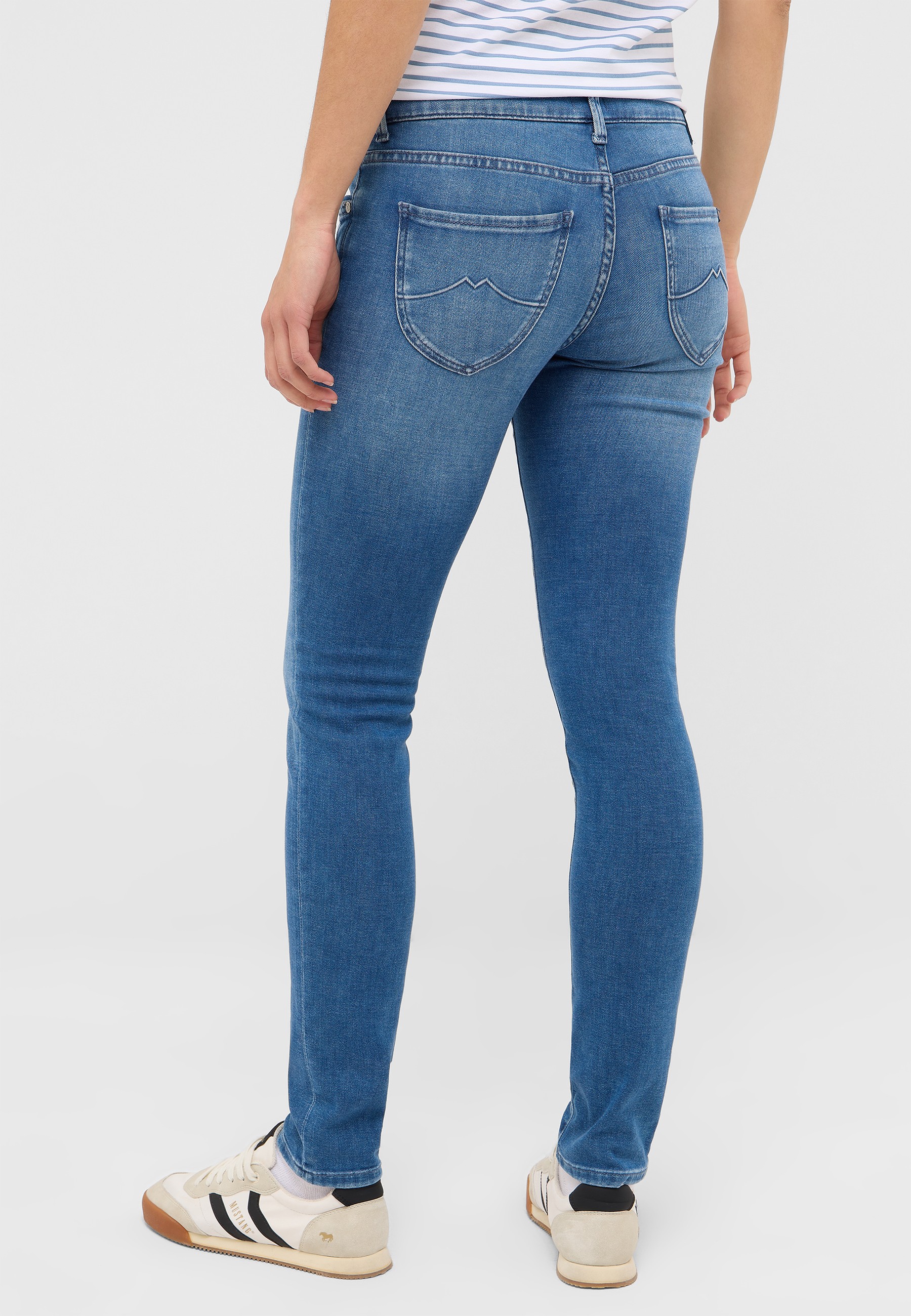 Jeans, Denim, Hose, Rückseite, Stiching