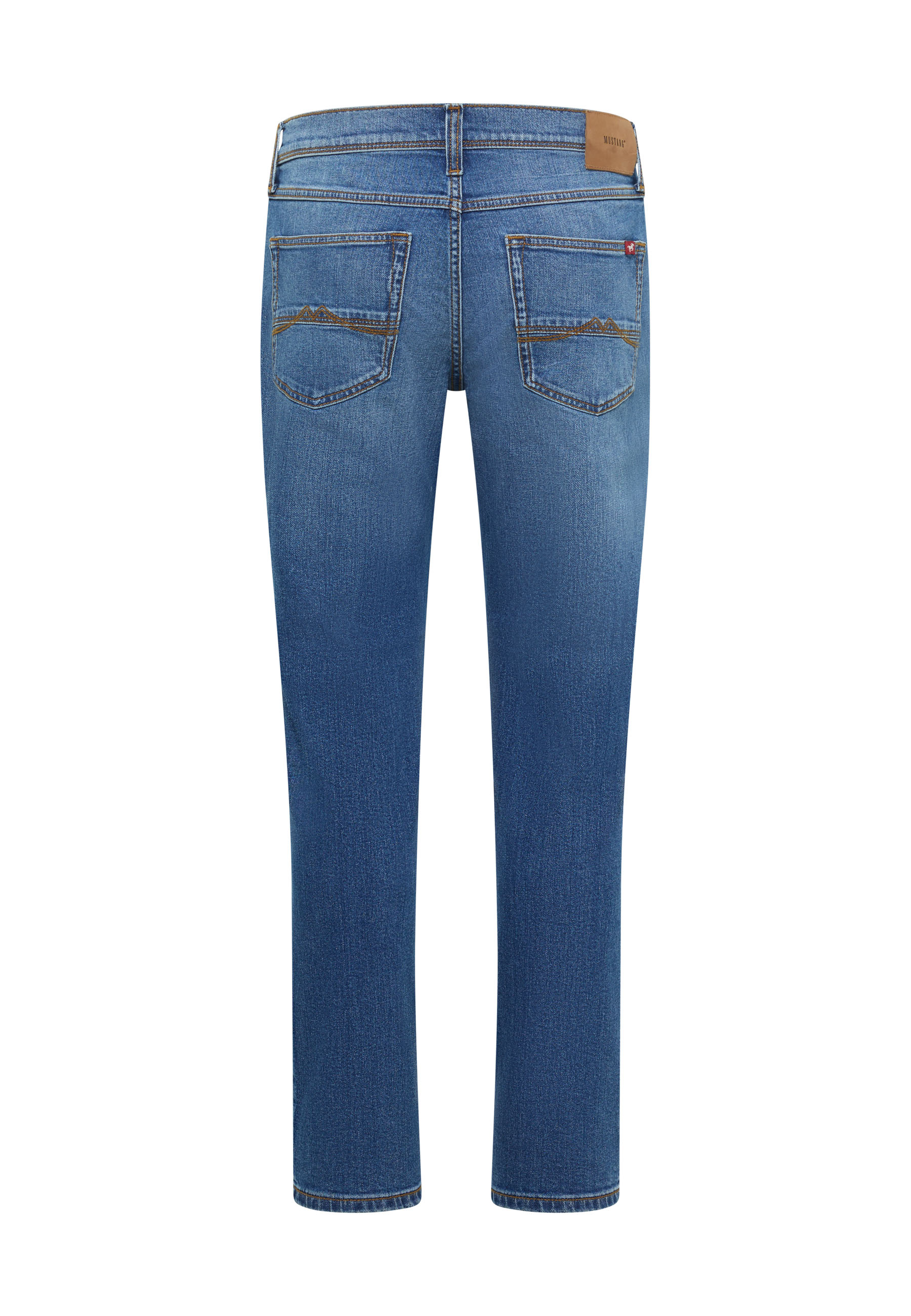 jeans, Denim, Hintertaschen, blau, Vollbein