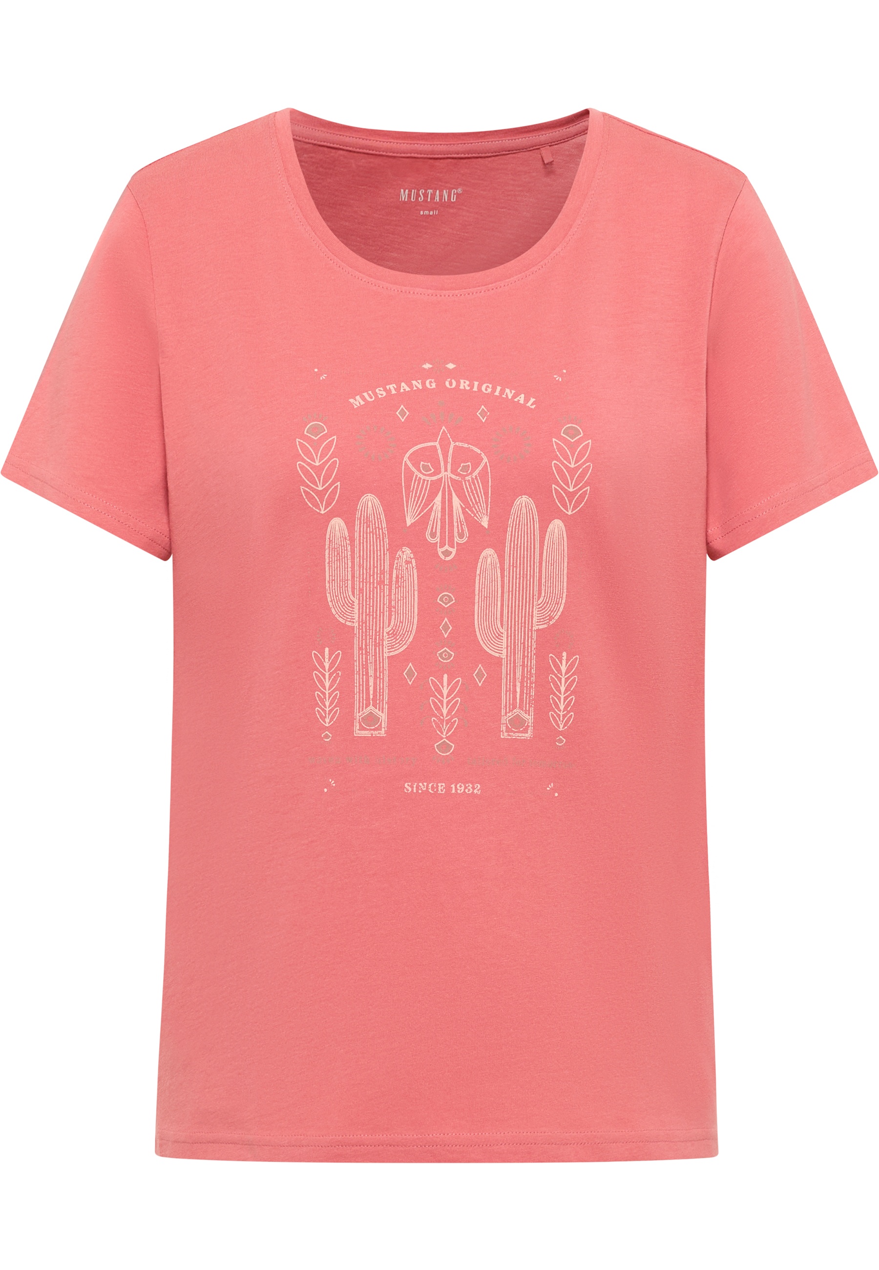 Mustang Damen T-Shirt Style Alma, rosa