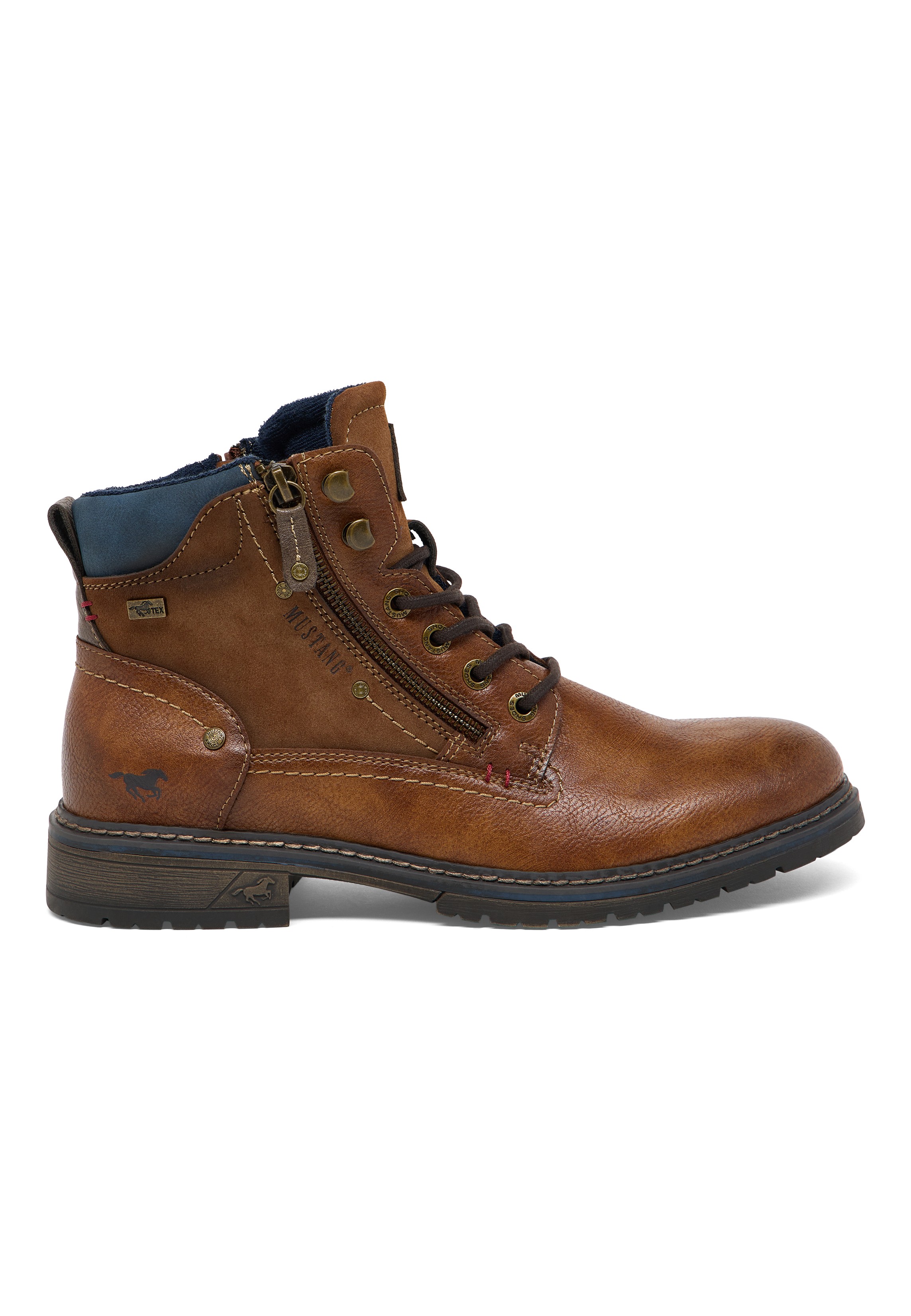 Stiefel, Boot, Leder, Braun, Schnürstiefel