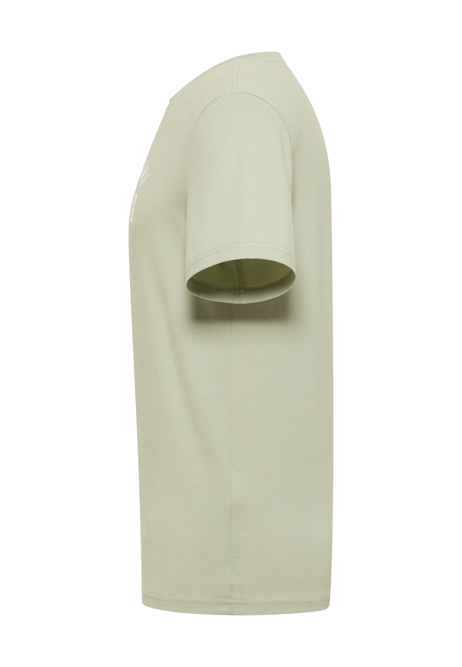 T-Shirt, Kurzärmlig, Unifarben, Beige, Baumwolle