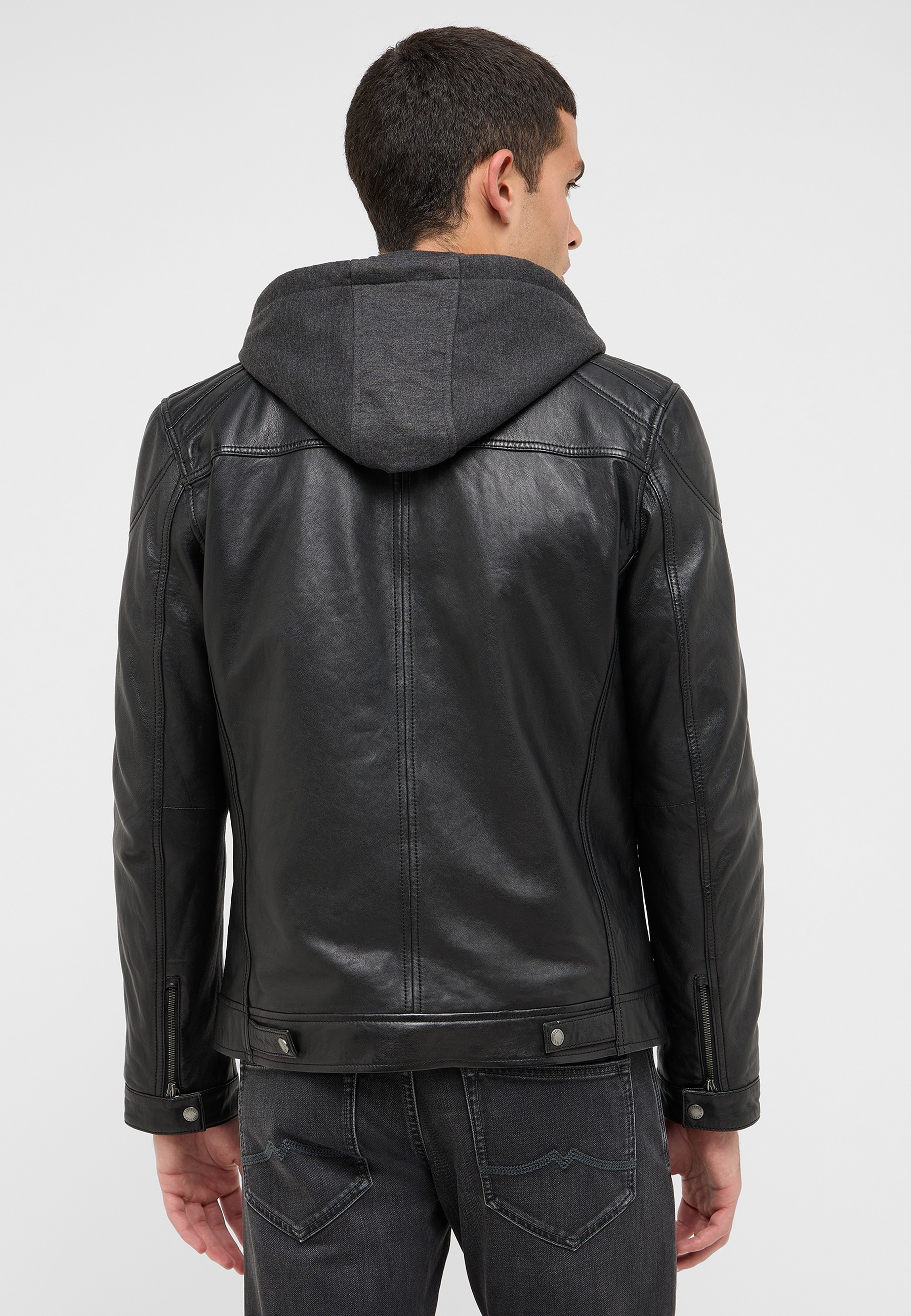 Bekleidung, Mantel, Jacke, Jacke aus Leder