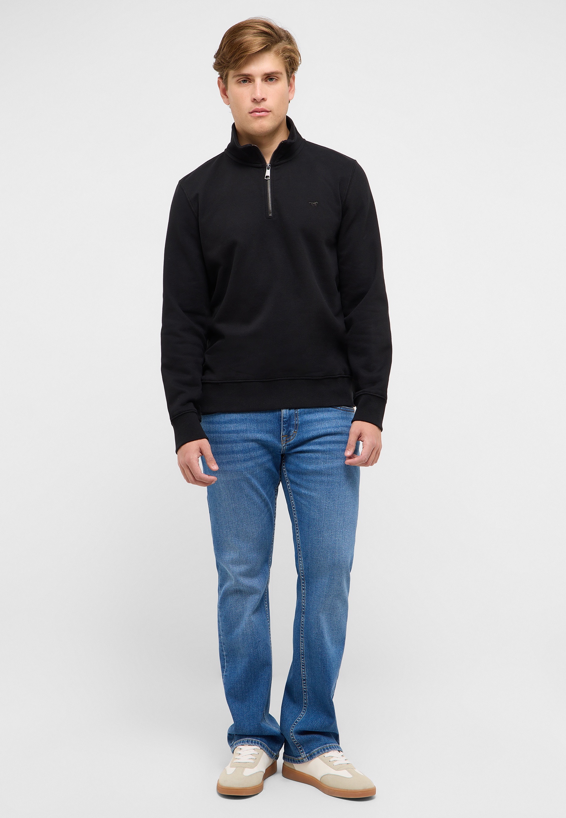 Hosen, Jeanshose, Jacke, Pullover, Person