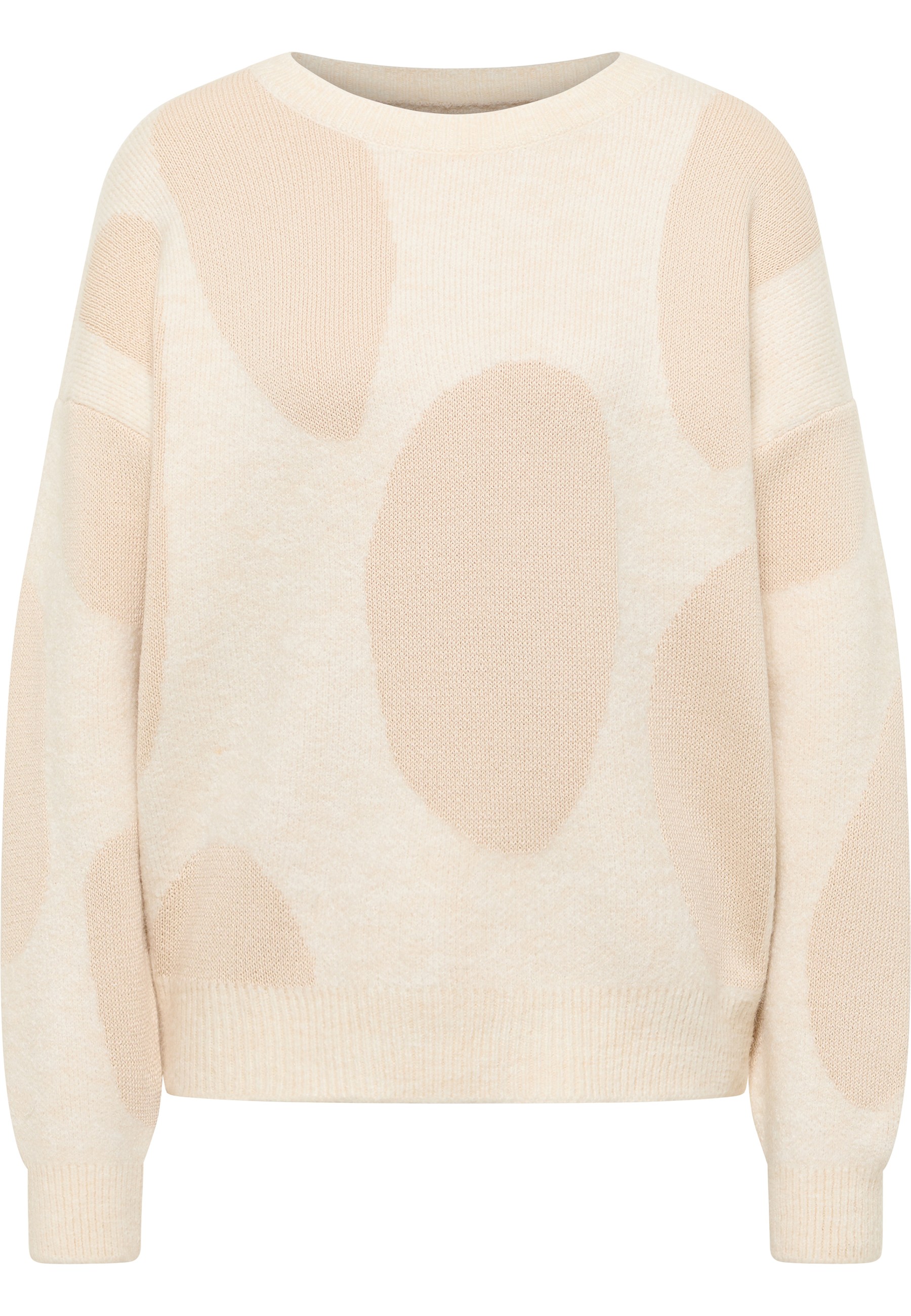 Mustang Damen Langarmpullover Style Dana, offwhite