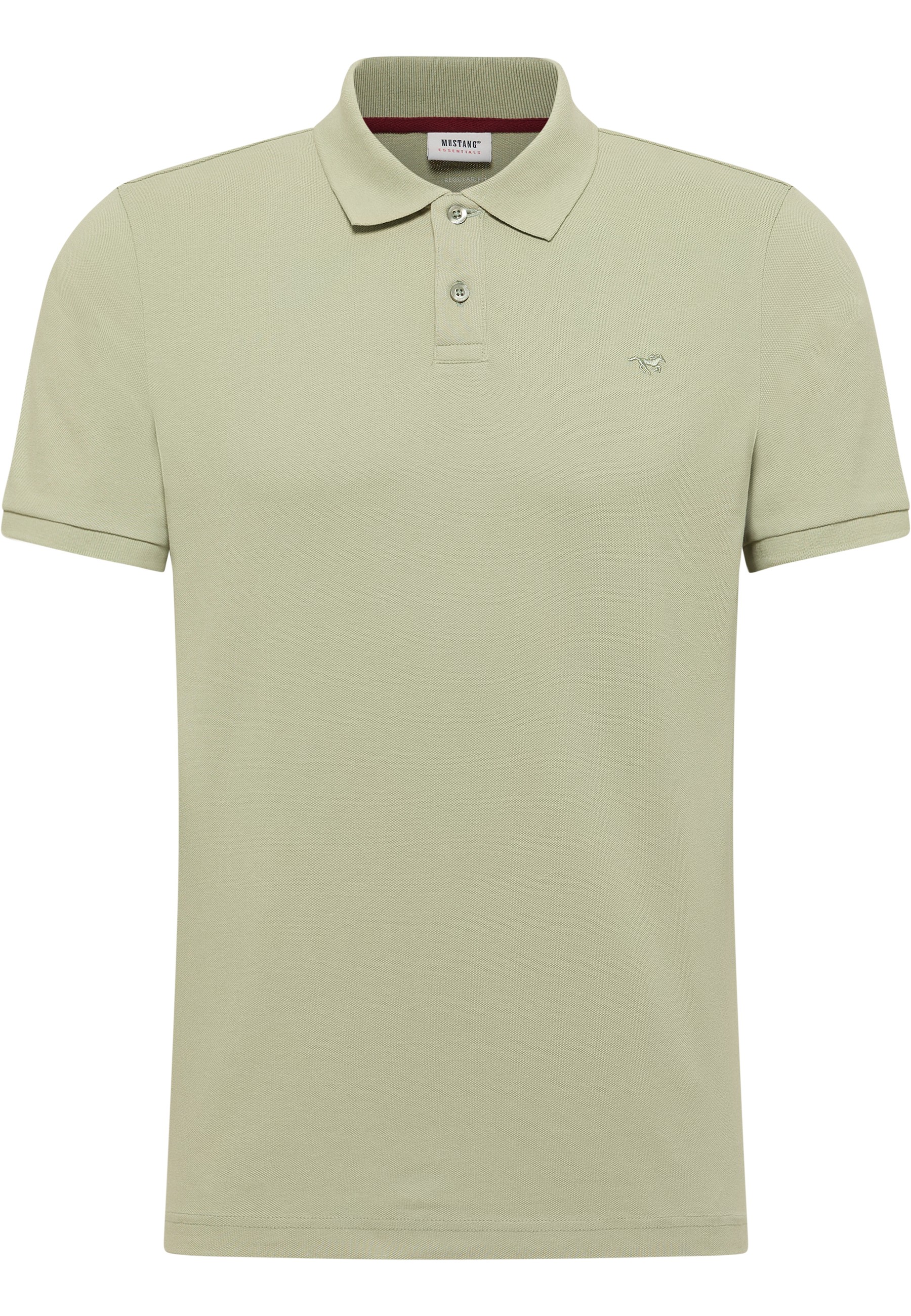 Polohemd, Polo, Kurzarm, Khaki, kleines Logo