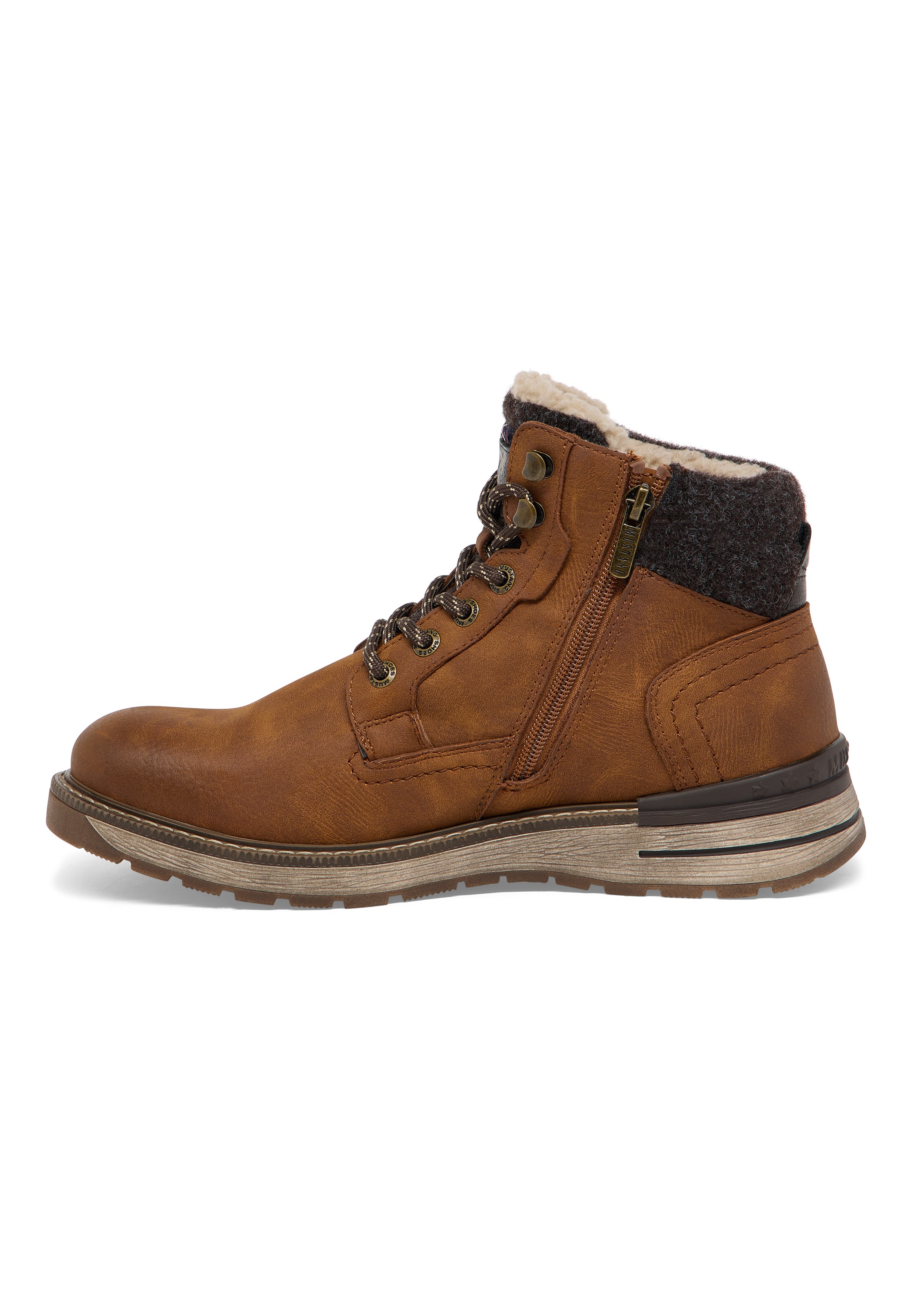 Stiefel, Boots, Leder, braun, Wärmend