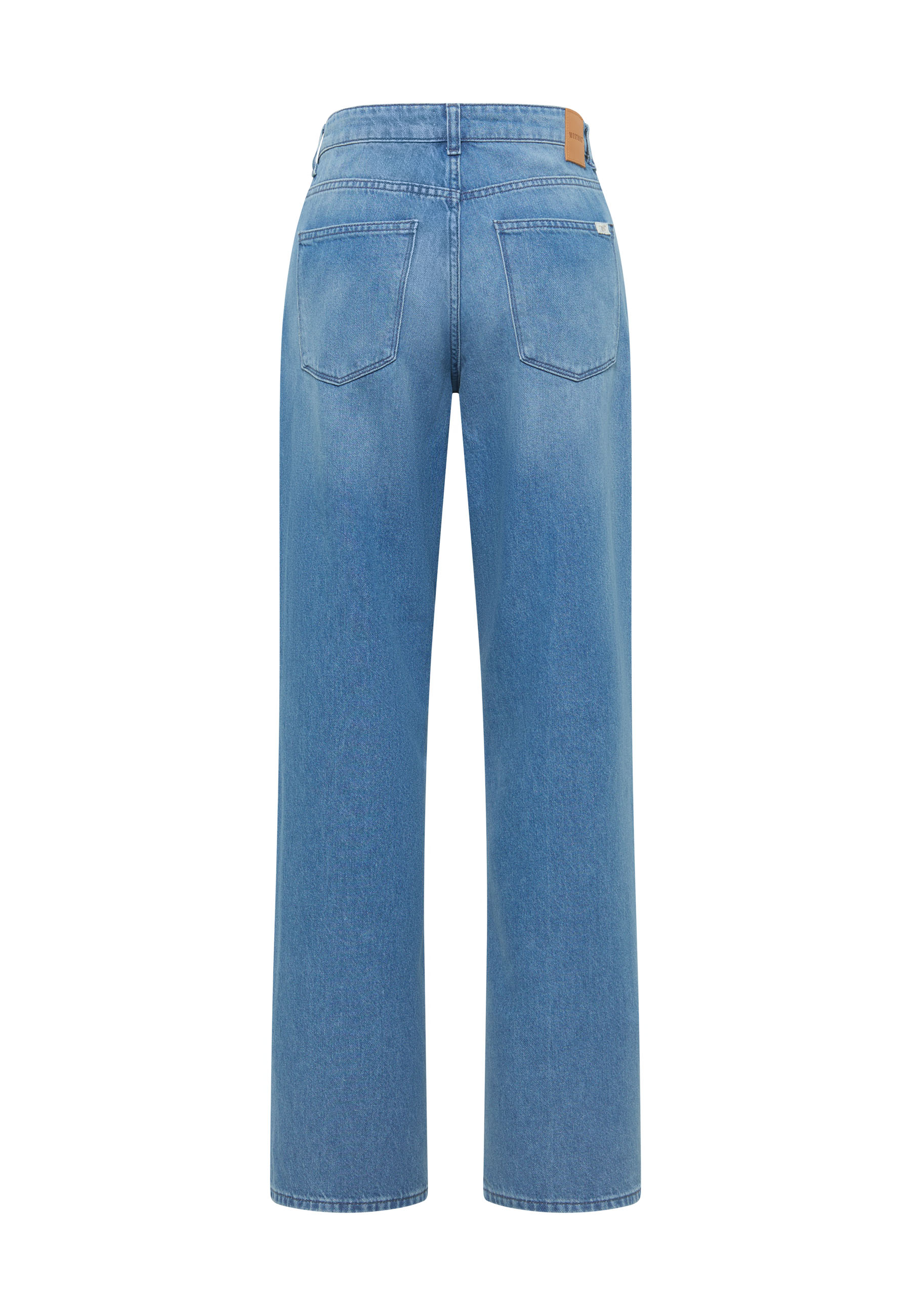 Jeans, Hose, Straight Leg, High Waist, Denim