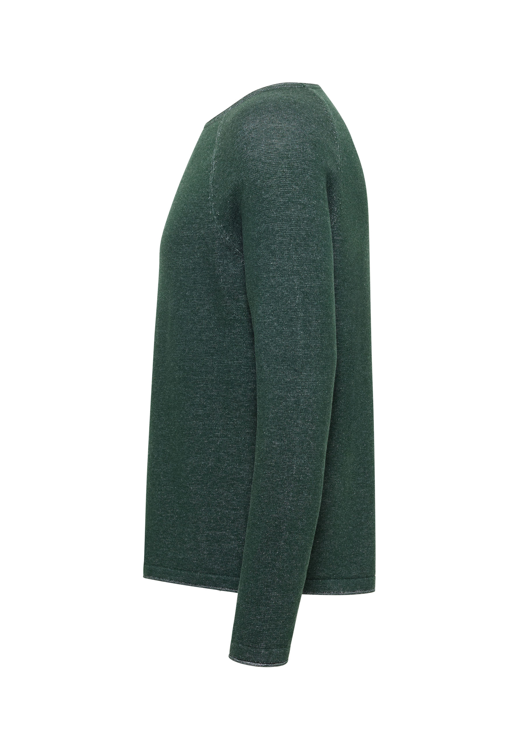 Grün, Strick, Langarm, Rundhals, Pullover