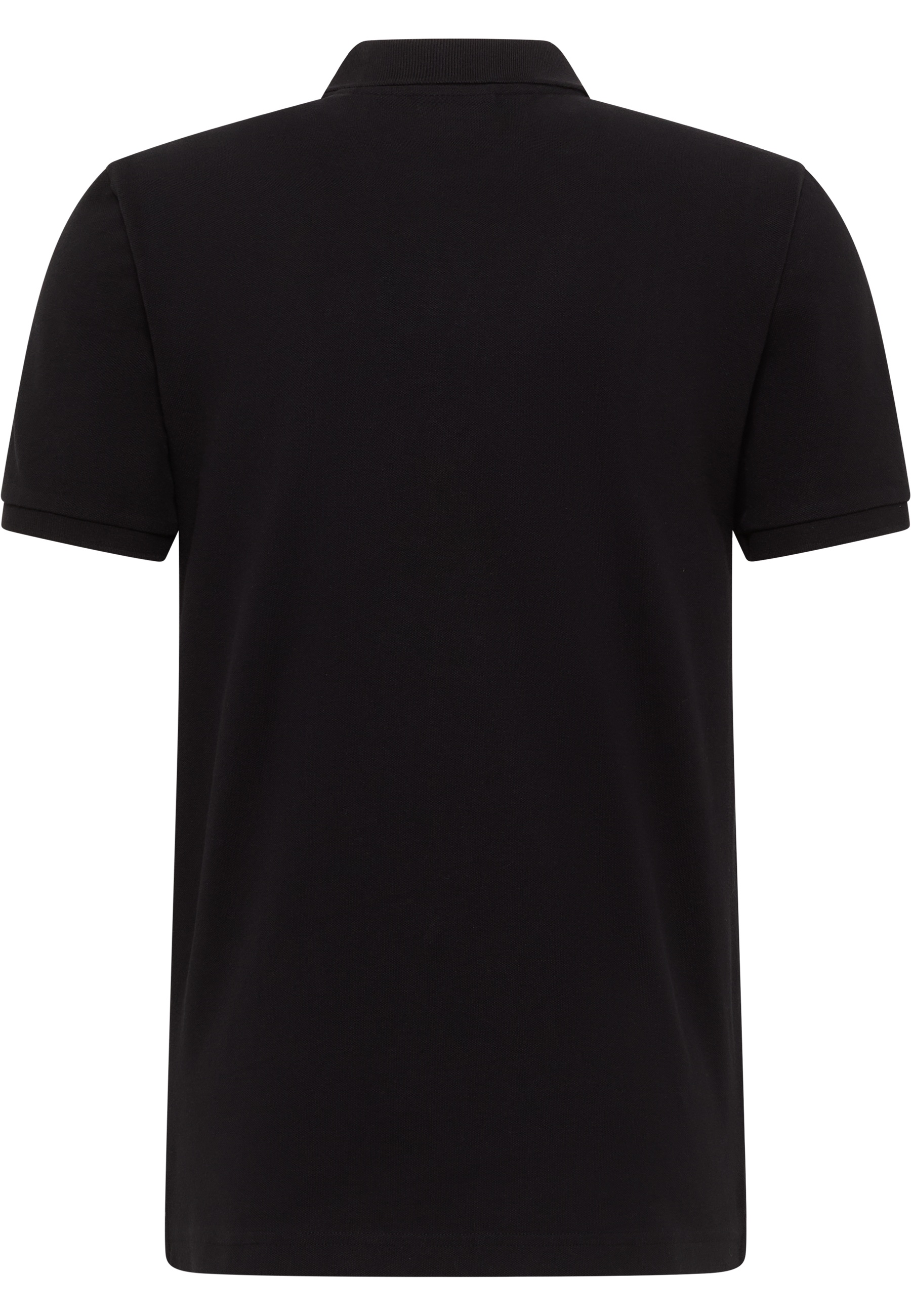 Polohemd, Kurzarm, Schwarz, Piqué, Hemd