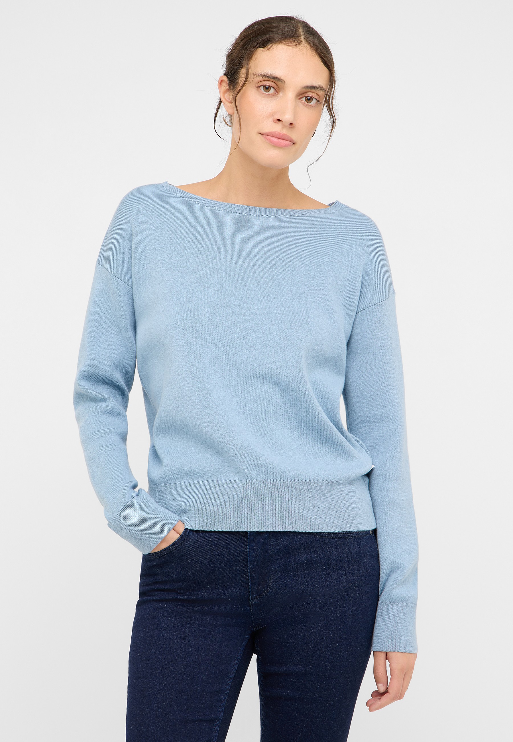 Langarm, Pullover, Erwachsener, Person, Frau