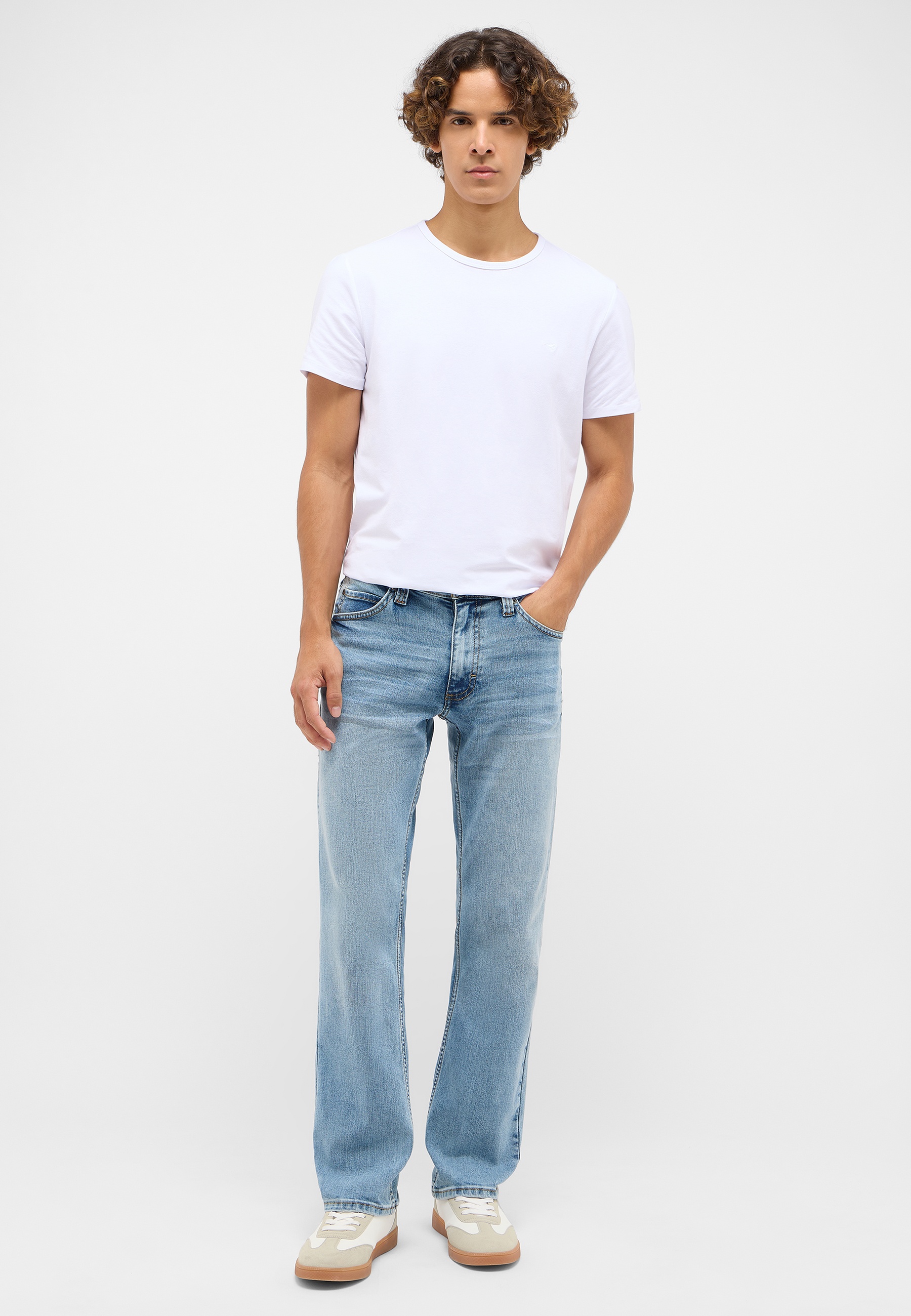 T-Shirt, Weiß, Kurzarm, Plain, Casual