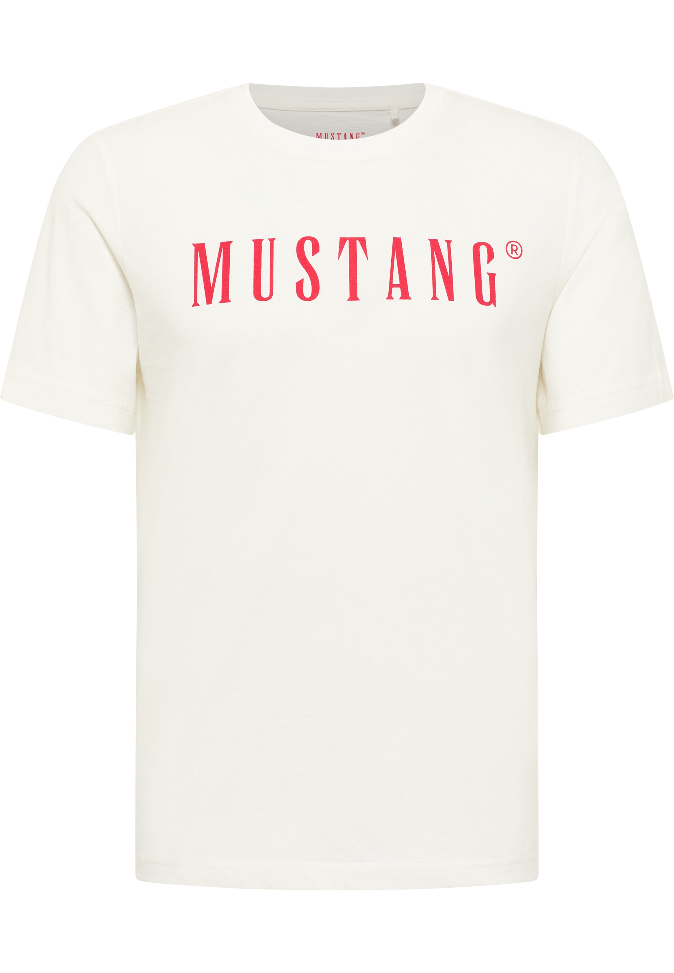 Mustang Herren T-Shirt Style Austin, offwhite