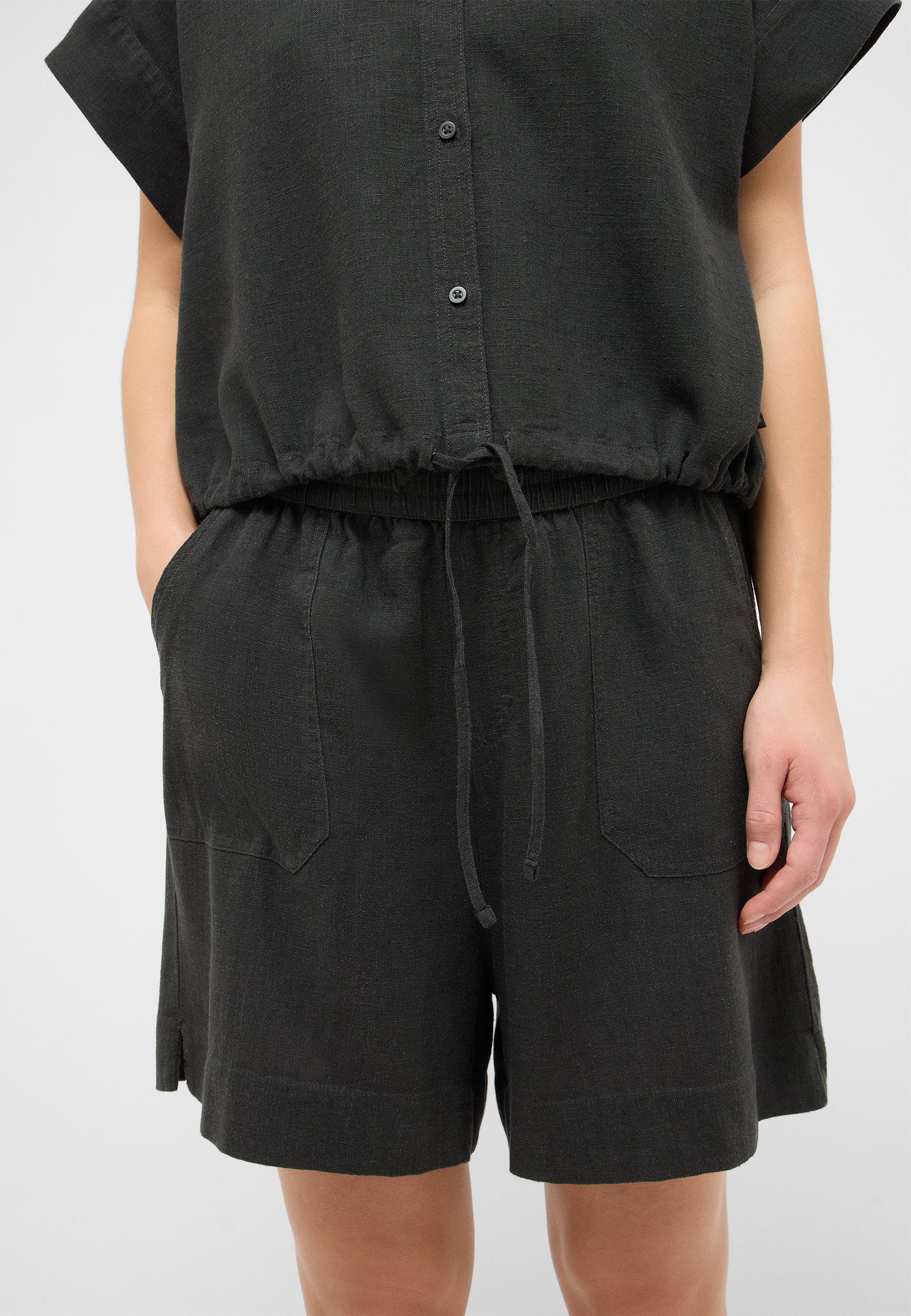 Kurzarm-Top, Jumpsuit?, Kurzarmshirt, Drawstring, Shorts
