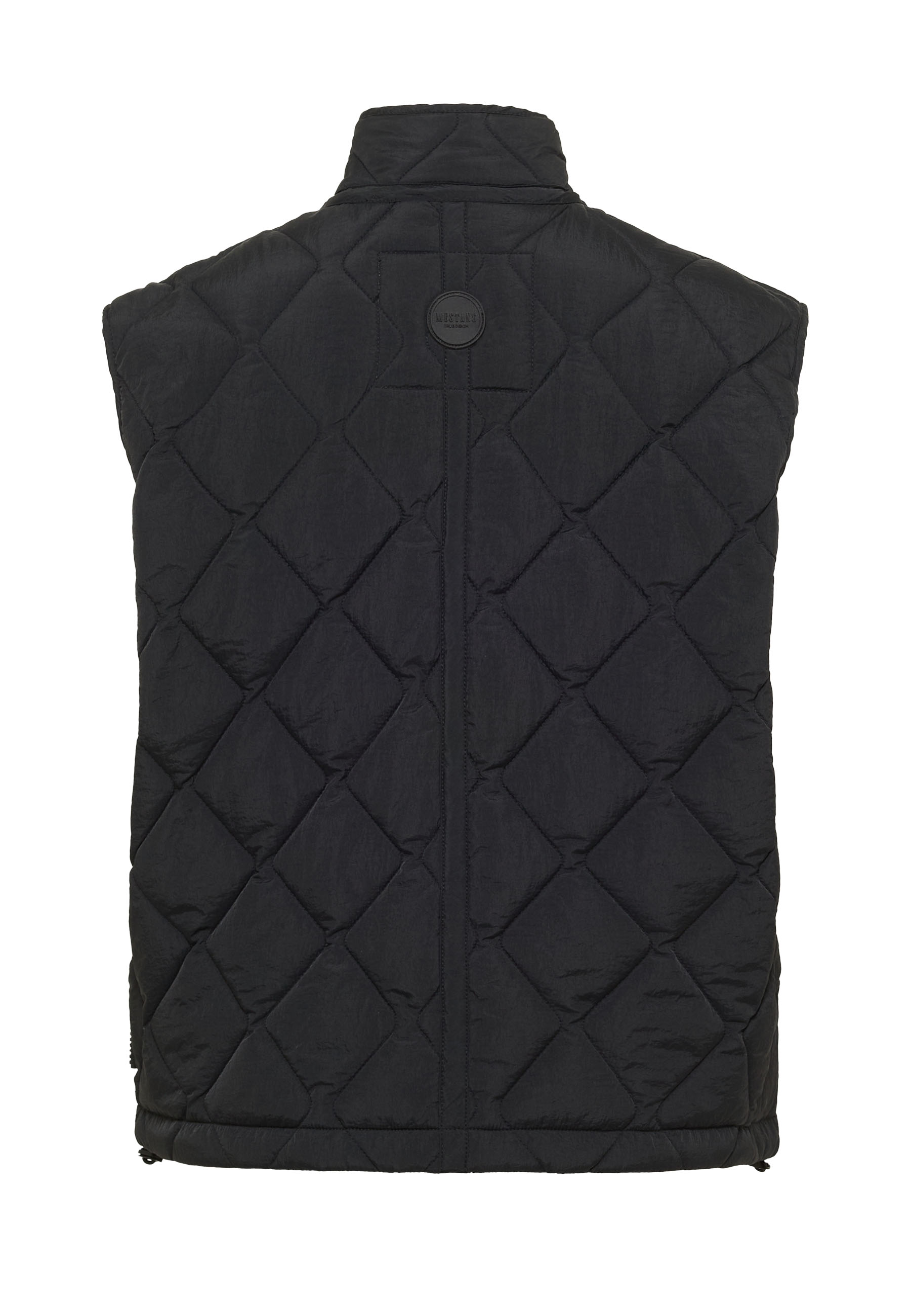 Quilted vest, Puffer, Gesteppte Weste, Schwarz, Weste mit Steppung