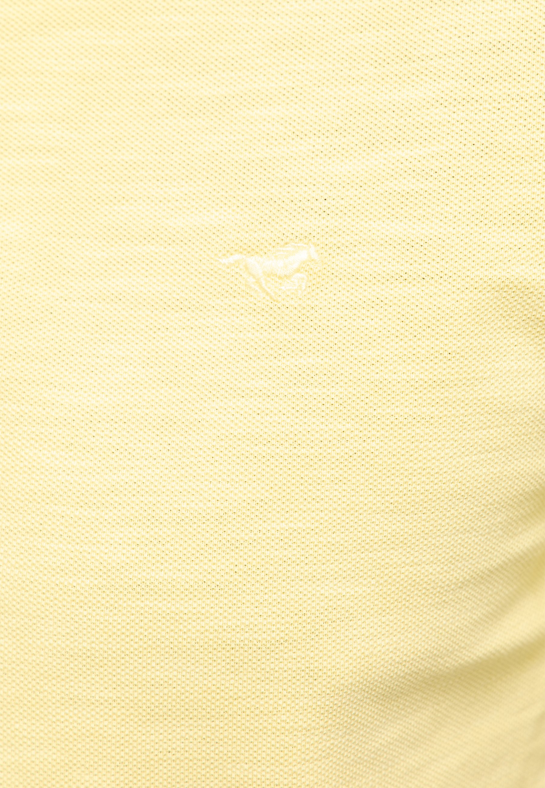 t-shirt, polo, gedruckt?, logolose?, pastellgelb