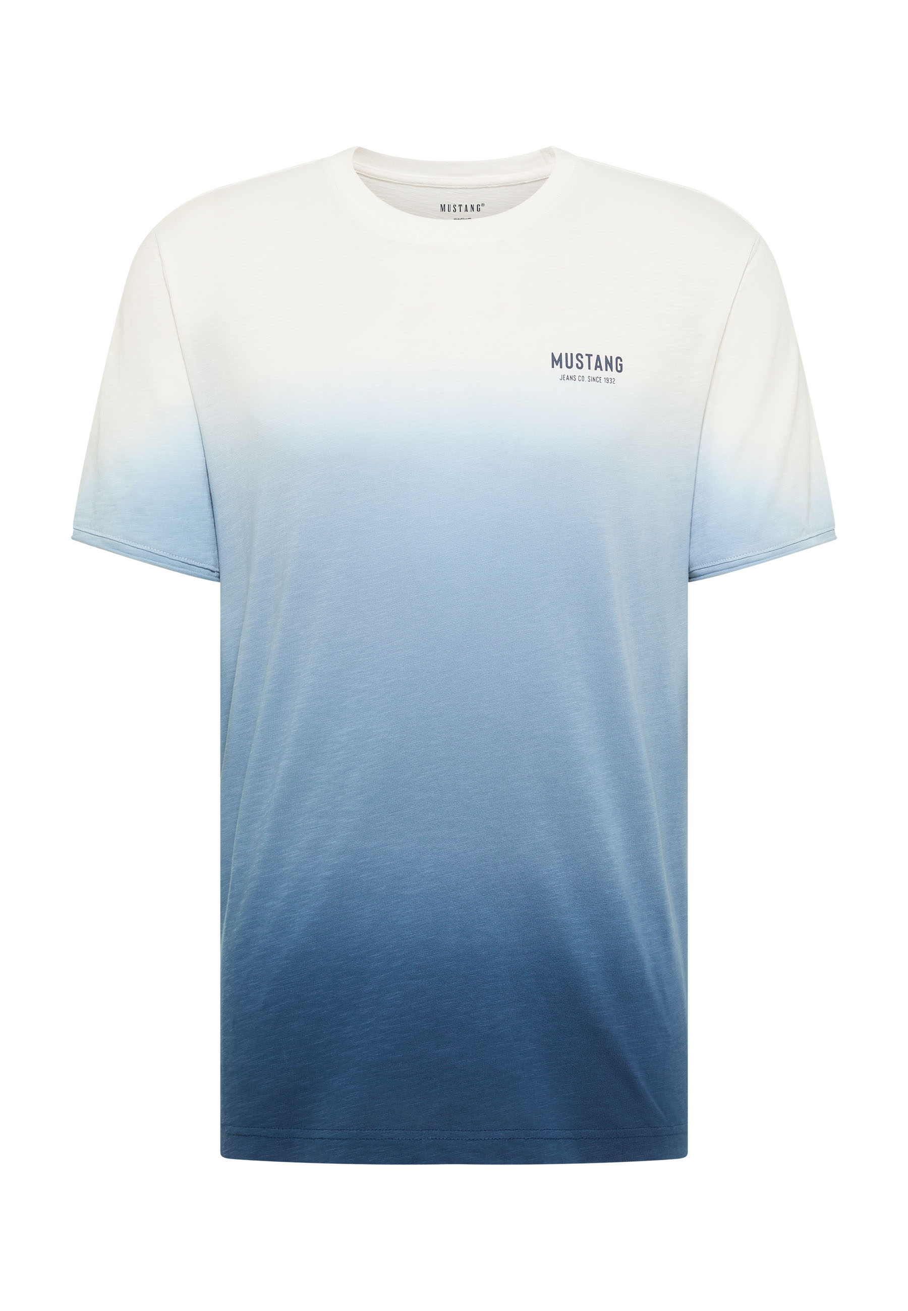 T-Shirt, Gradient, Oversized, Blue, Mustang