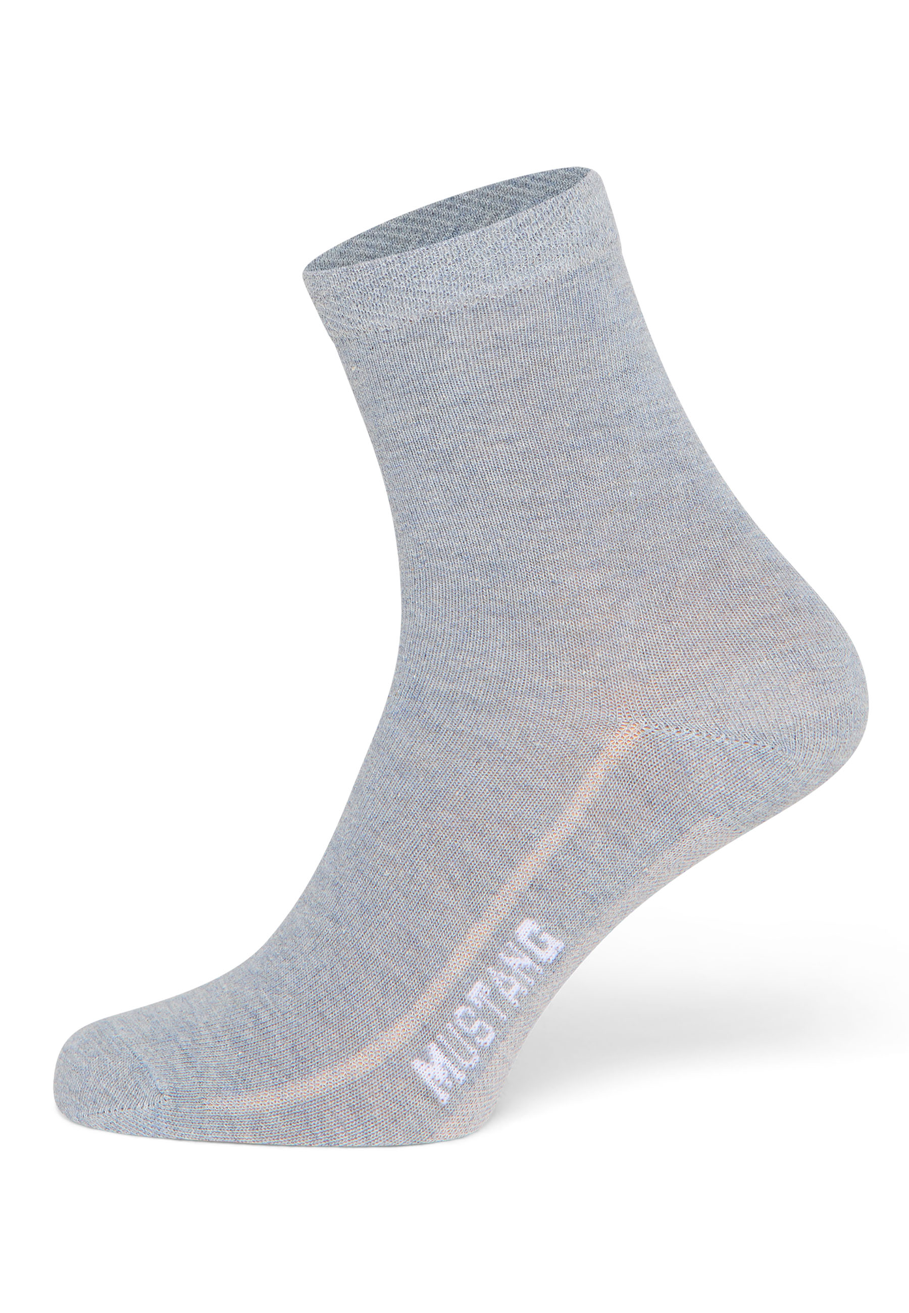 Socke, Socken, Knöchelhöhe, Baumwollmischung, hellgrau