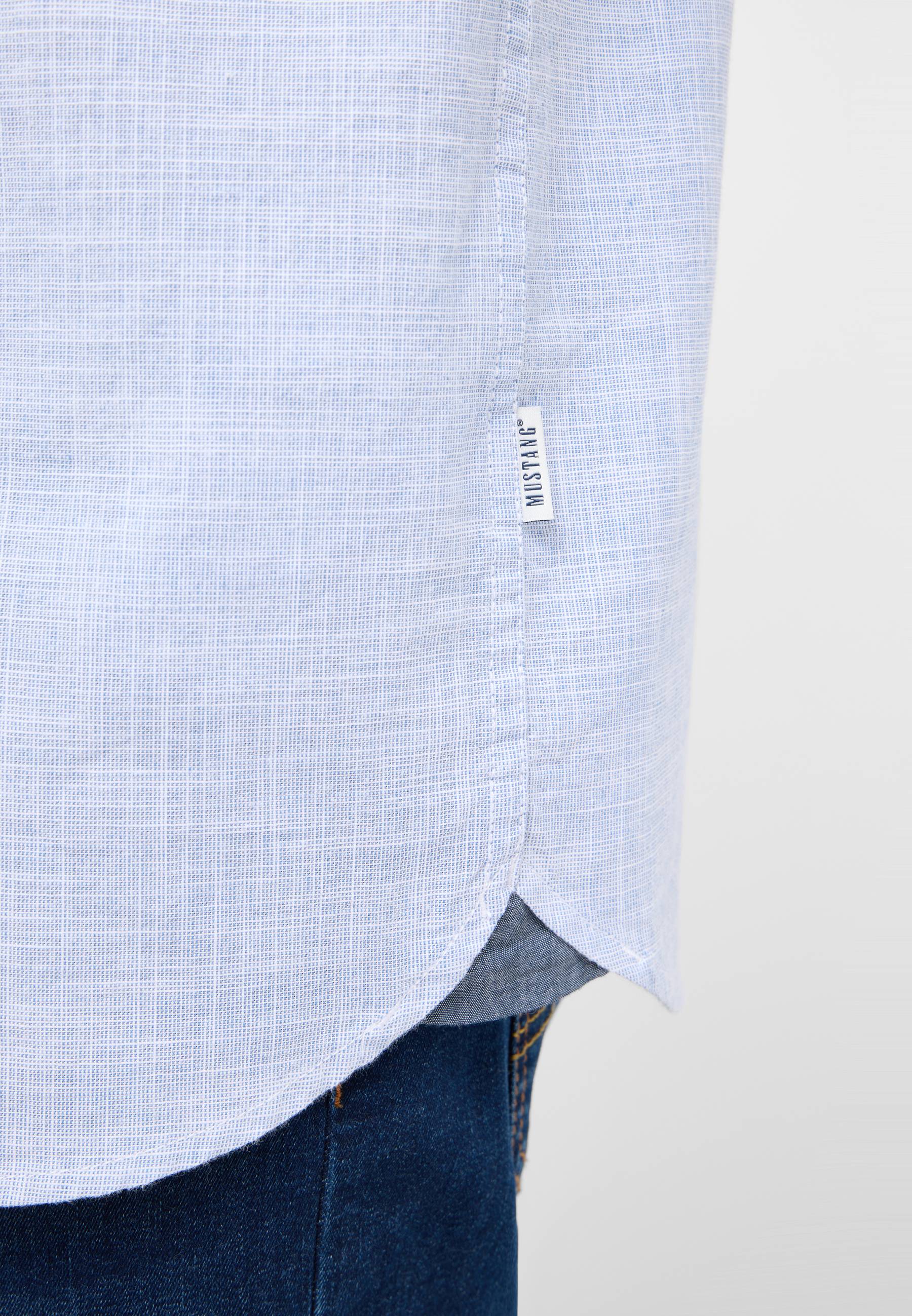 Leinen, Hosen, Hemd, Langarm, Jeans