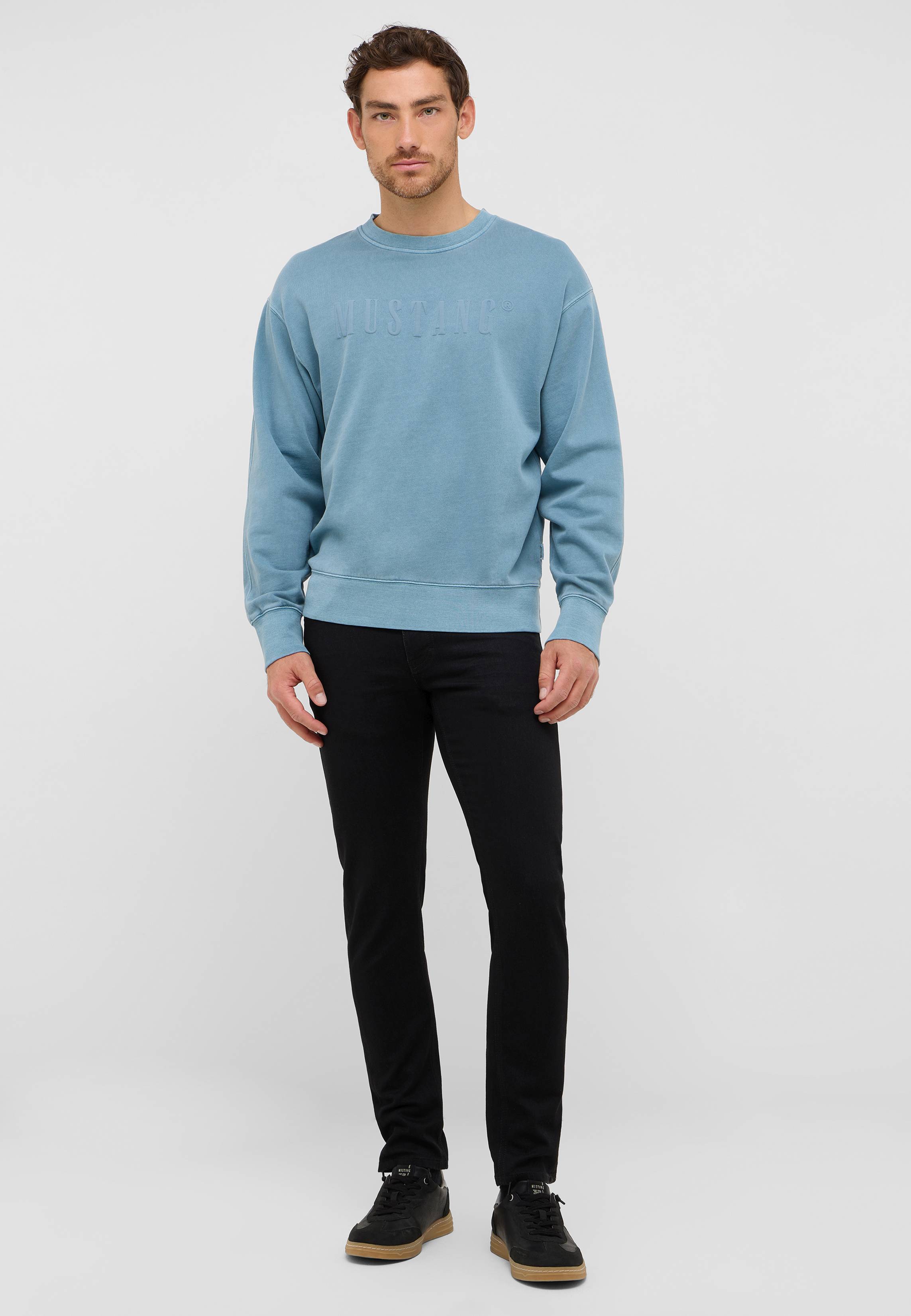 Langarm, Pullover, Sweatshirt, Mann, Person