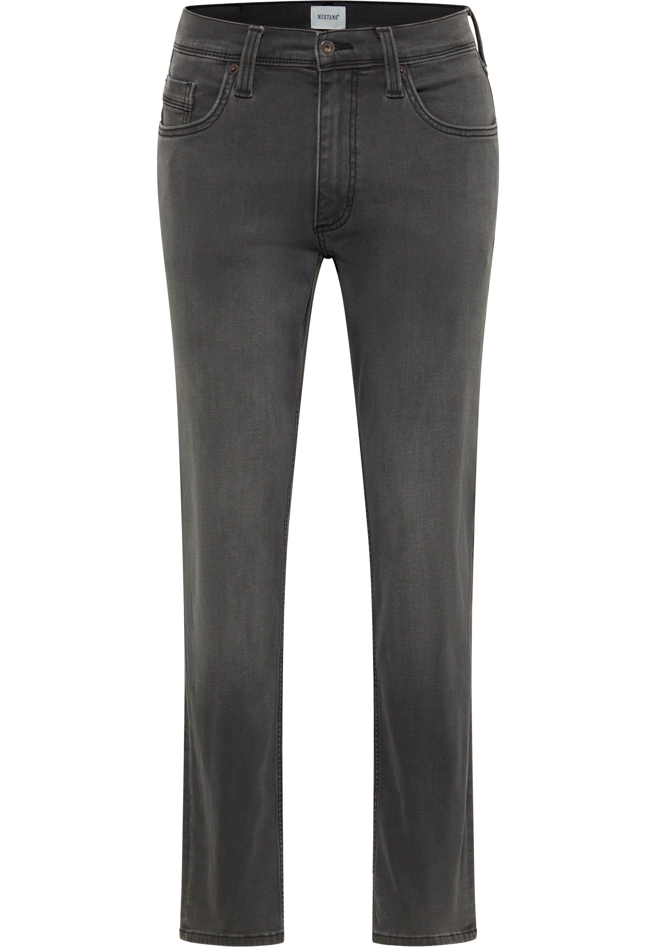 Mustang Herren Jeans Style Washington Straight, schwarz hell