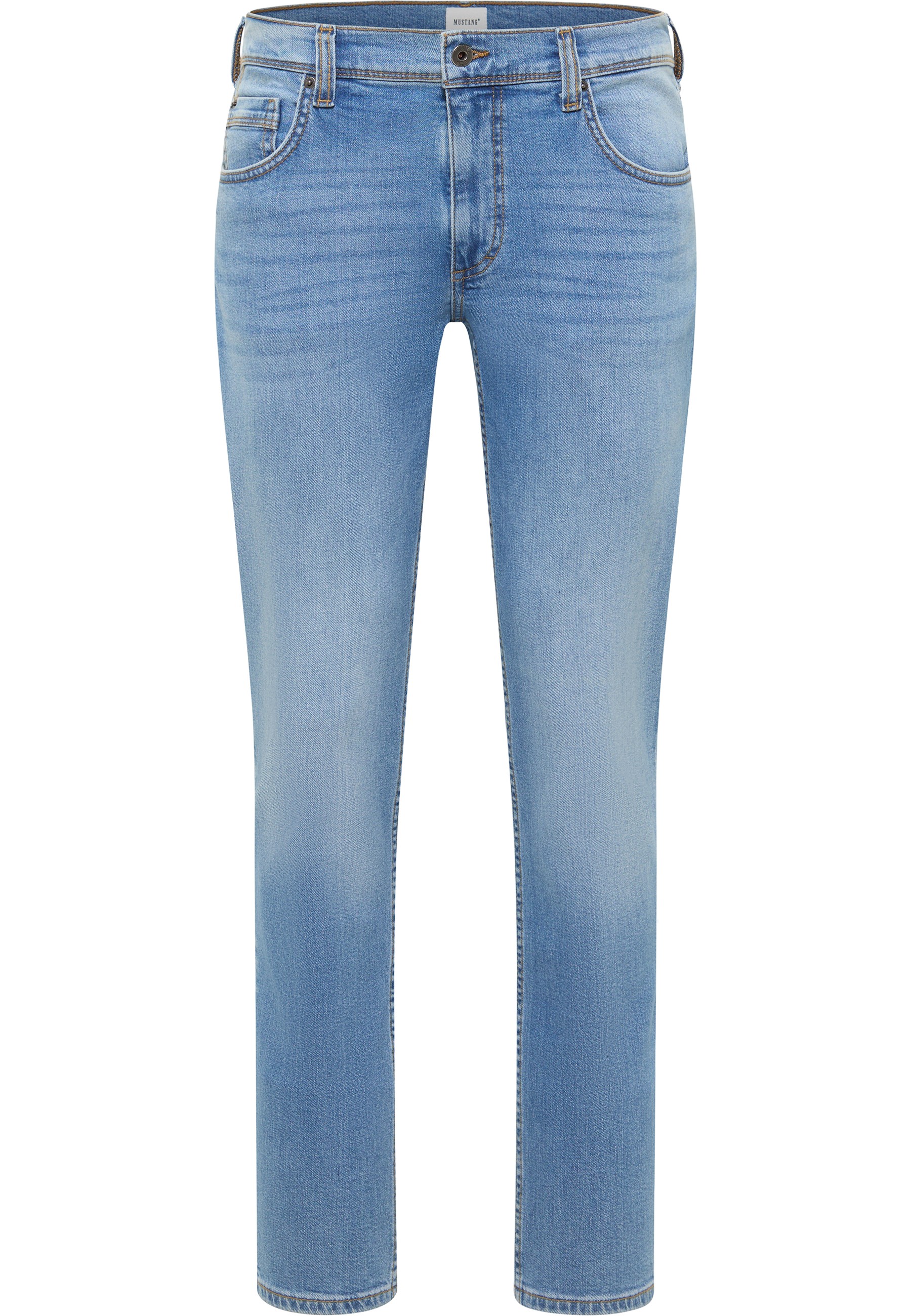 Mustang Herren Jeans Style Washington Straight, blau hell