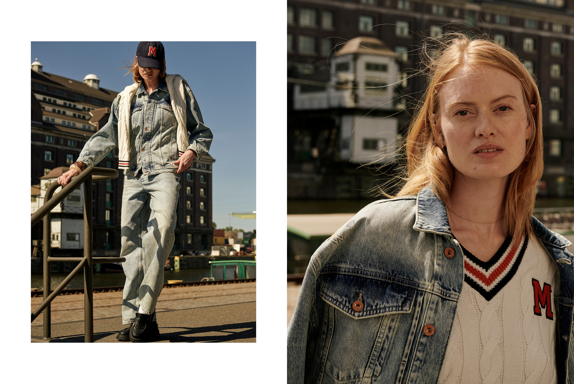 Mantel, Jacke, Hosen, Collage, Person