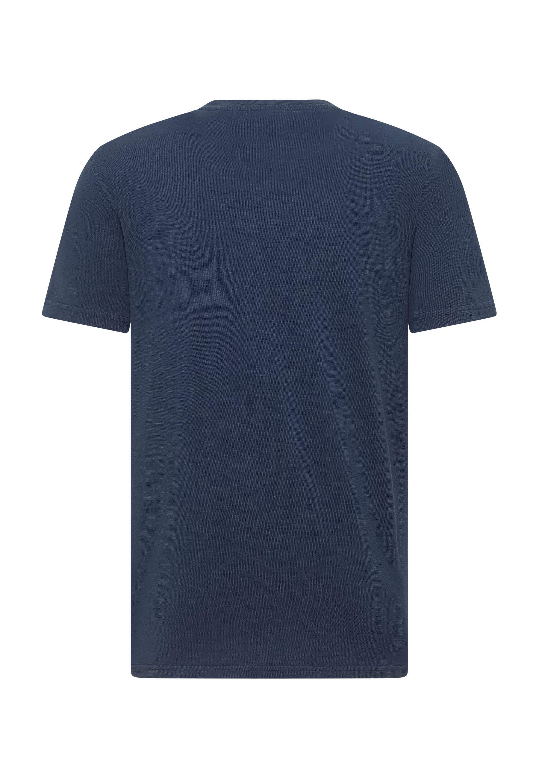 T-Shirt, Kurze Ärmel, Unifarbig, Baumwolle, Navy