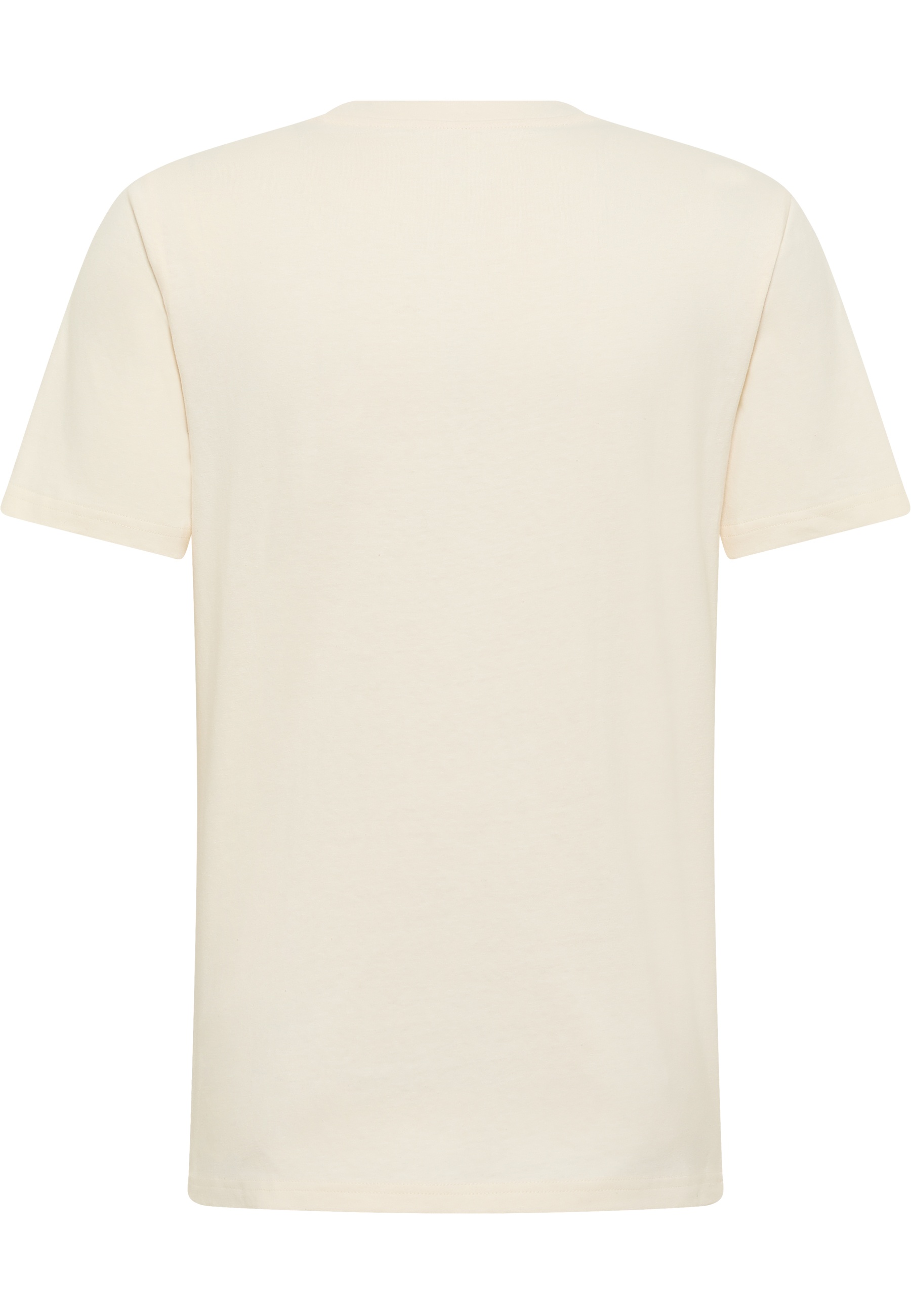 T-Shirt, Kurzarm, Creme, Oberteil, unifarben