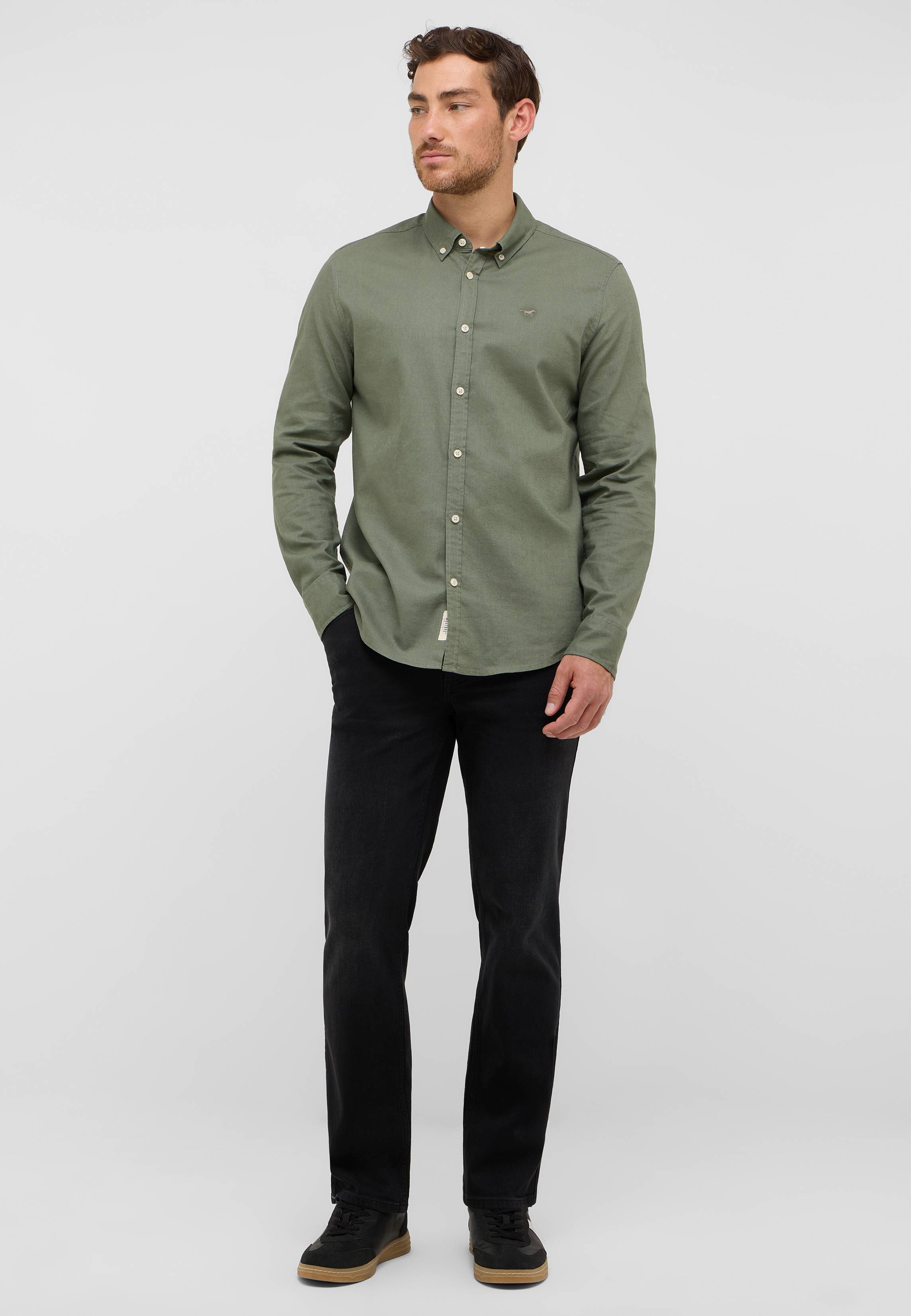 Hemd, Langarm, Erwachsener, Mann, Person