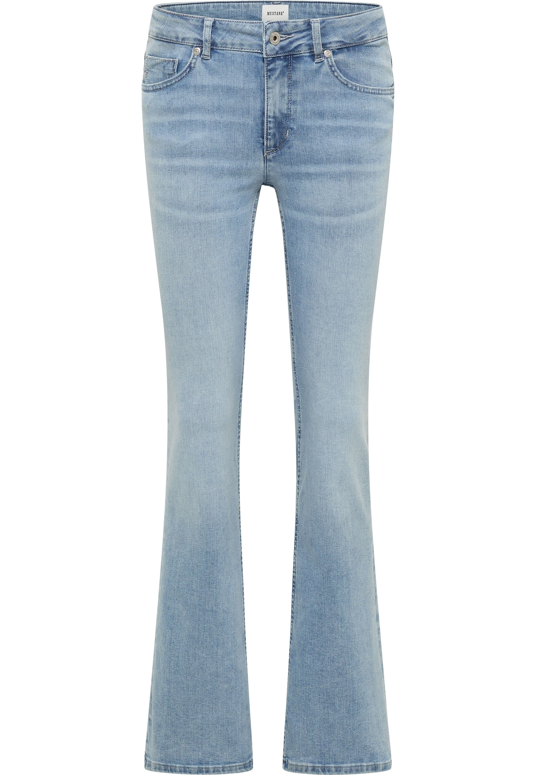 jeans, Flared, Denim, Hellwasch, Hose