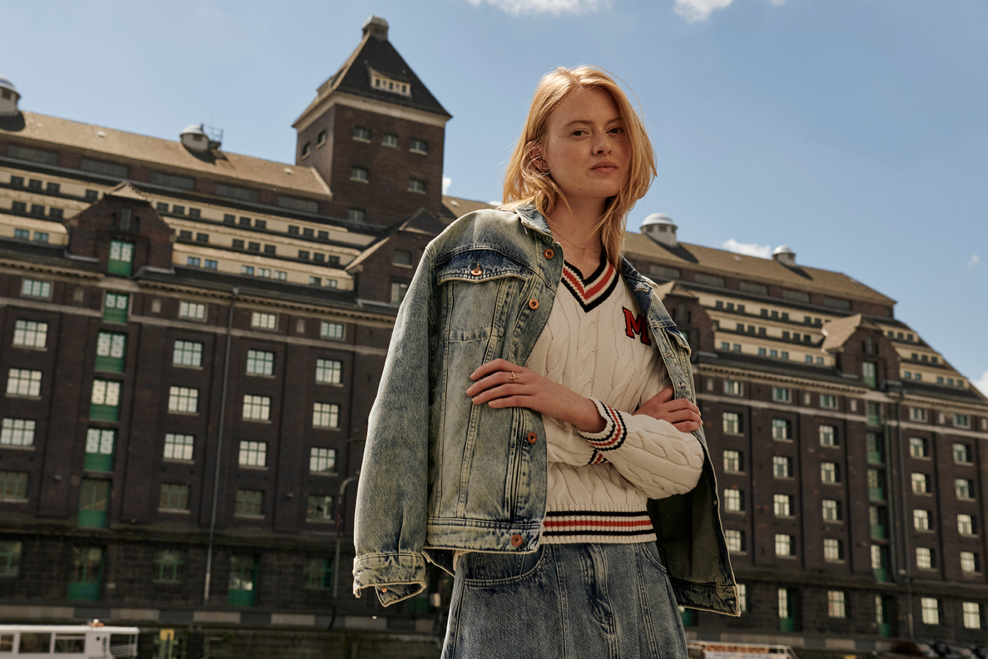 Mantel, Jacke, Hosen, Jeans, Stadt