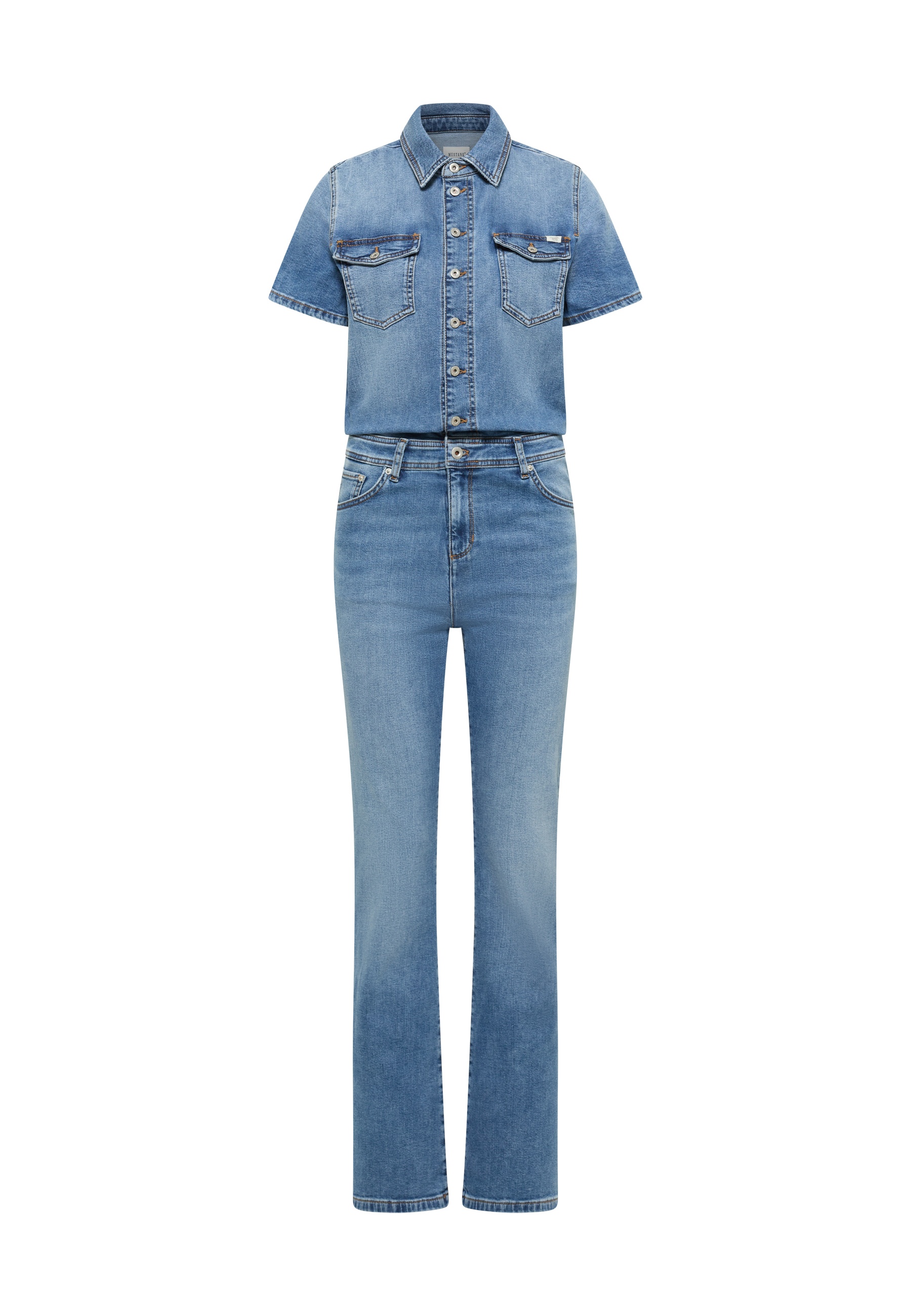 Denim, Jeans, Jeanshemd, Stoffhose, High-Witth