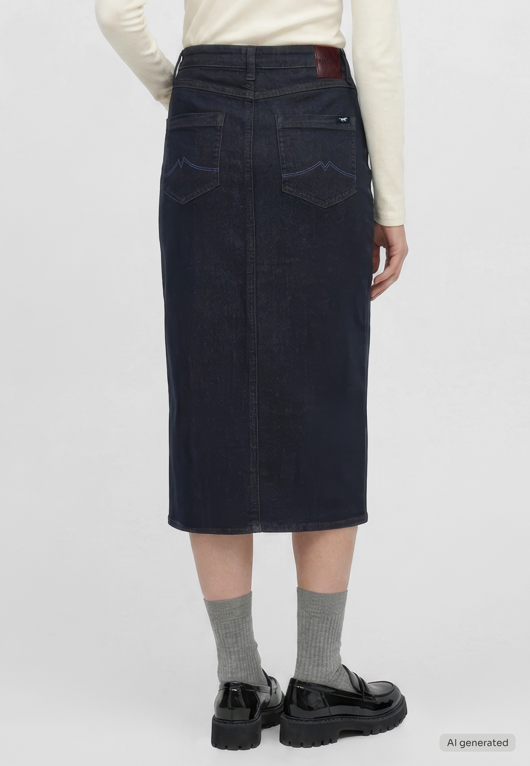 Jeans-Maxirock Style Eureka Denim Skirt