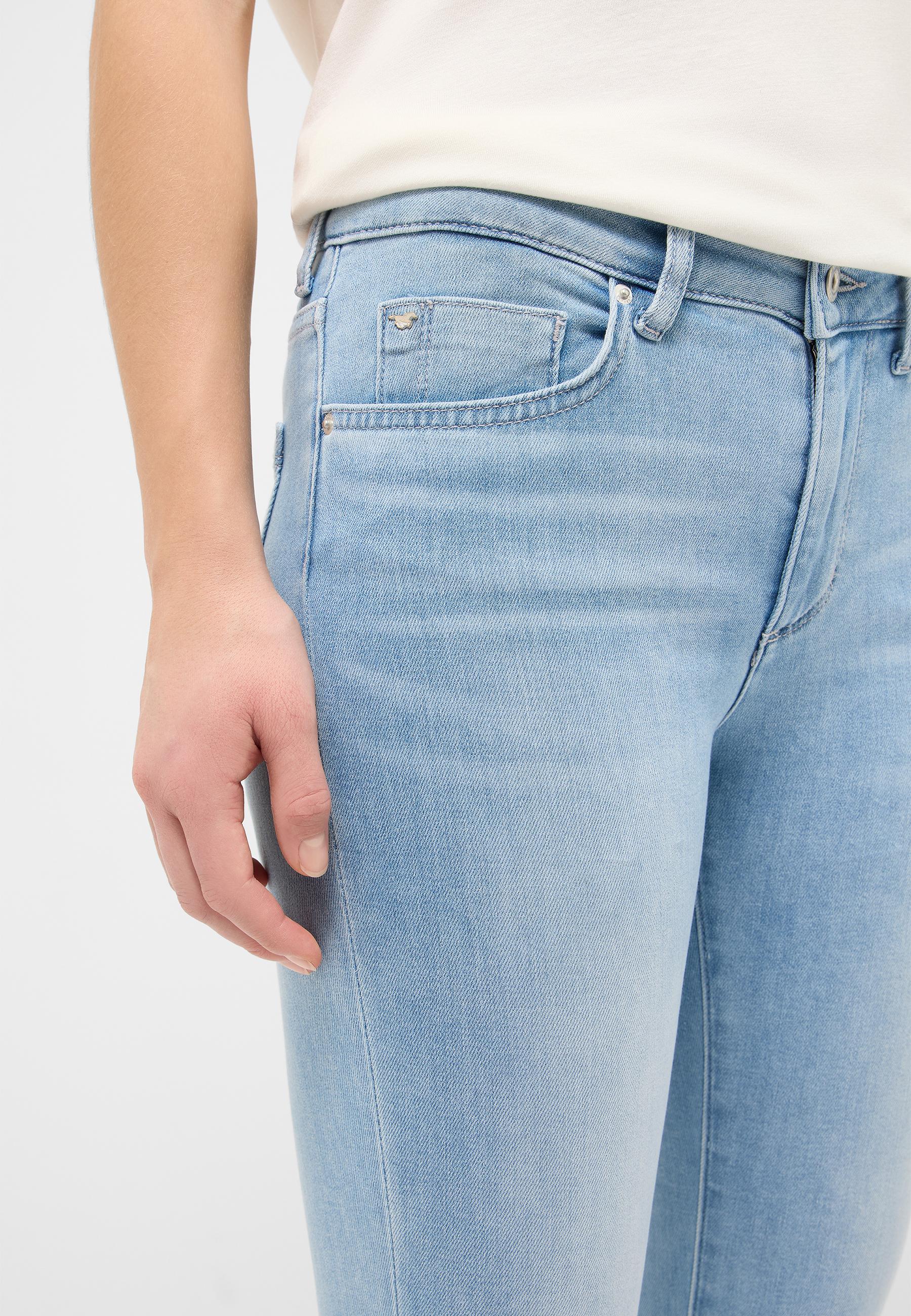 Jeans, Hose, Hellblau, Leichtes Washed, Slim Fit