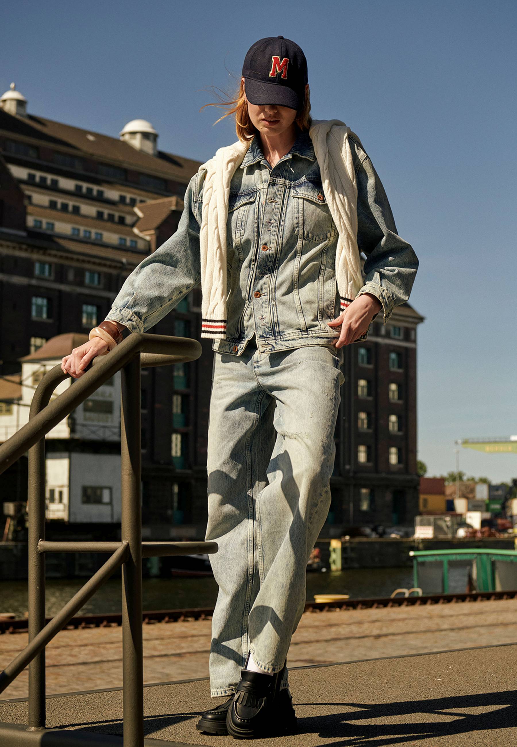 Hosen, Jeans, Baseball-Kappe, Mütze, Hut