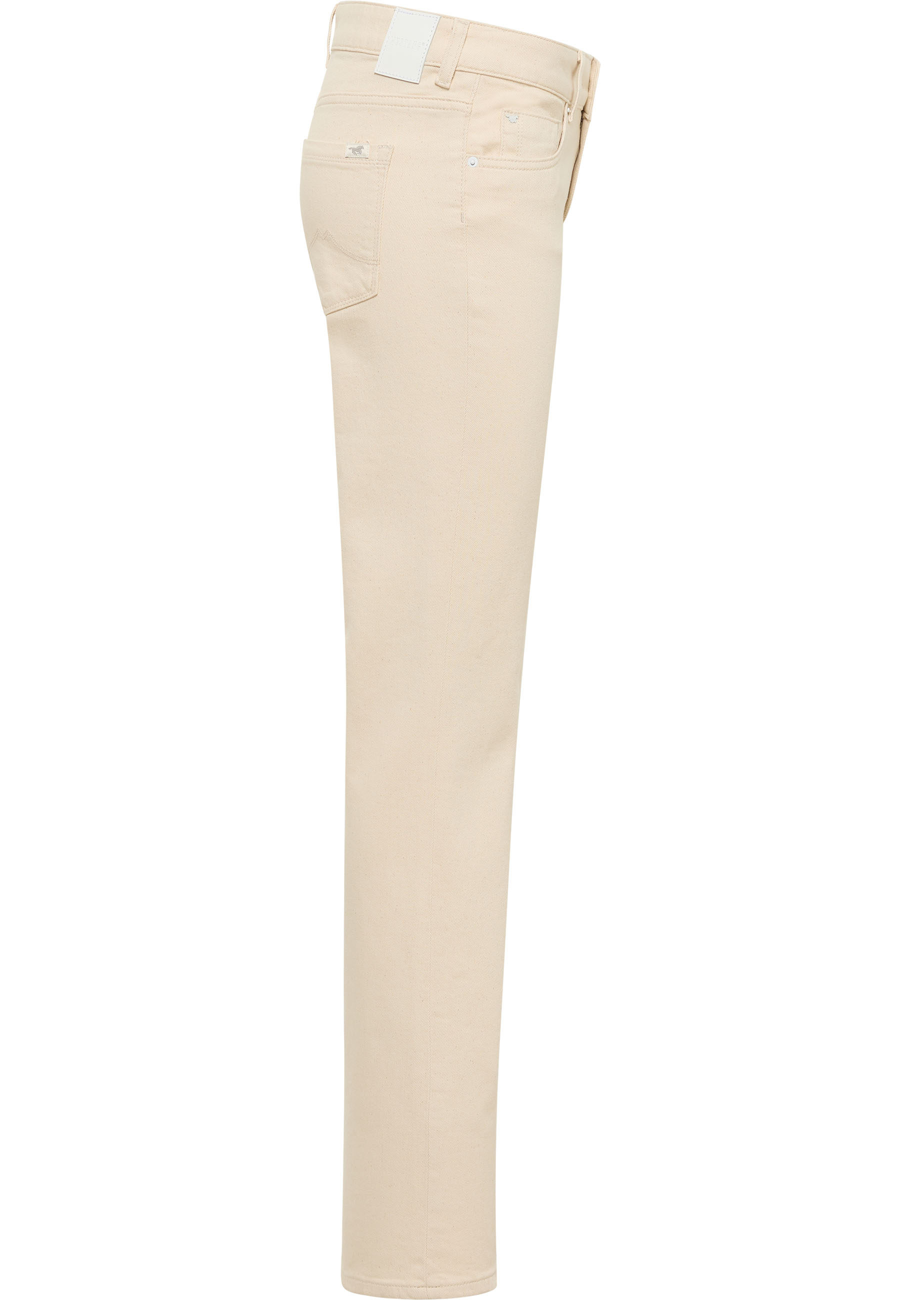 Beige Jeans, Slim Fit, Cotton, Five Pocket, Back Pocket