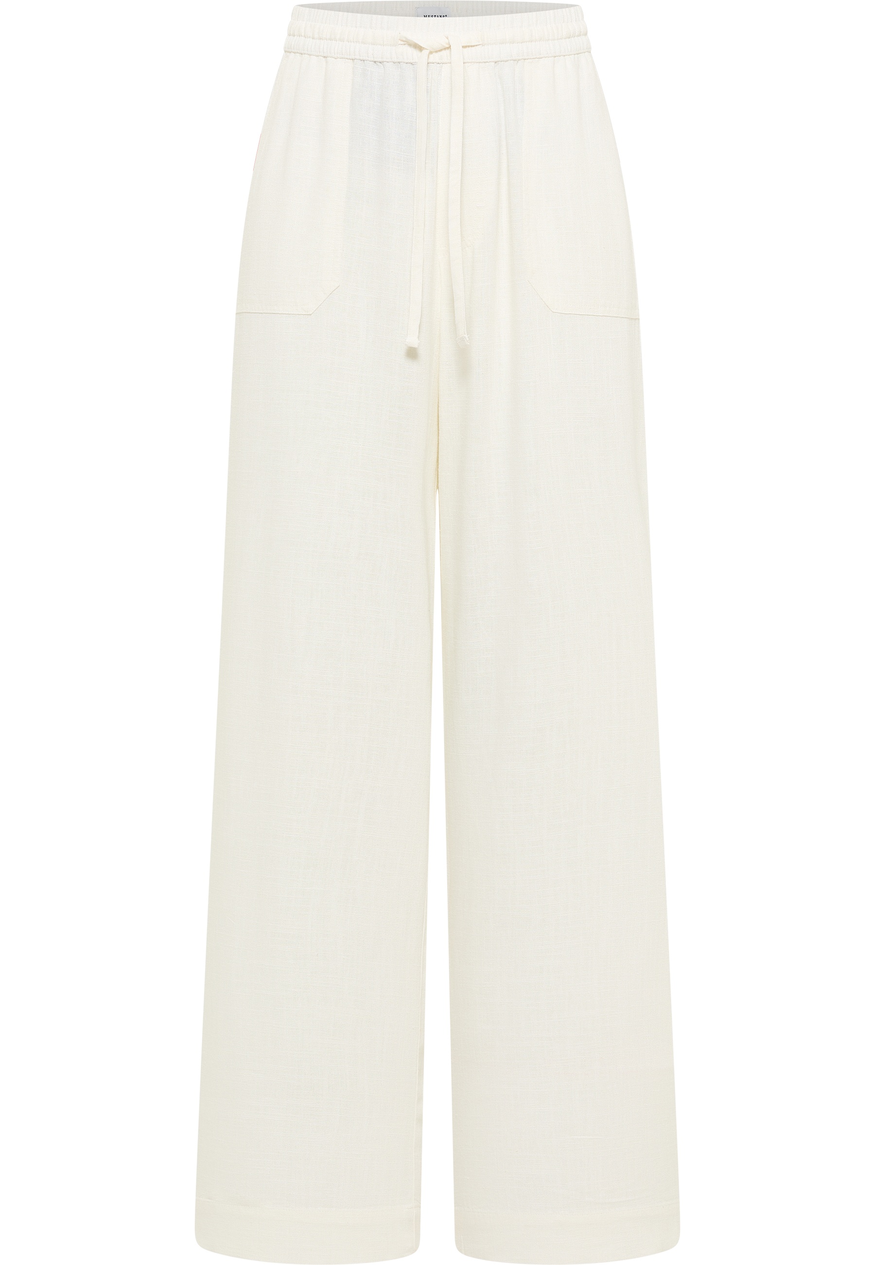 Hose, Beige, Weite Legging, Kordelzug, Taschen