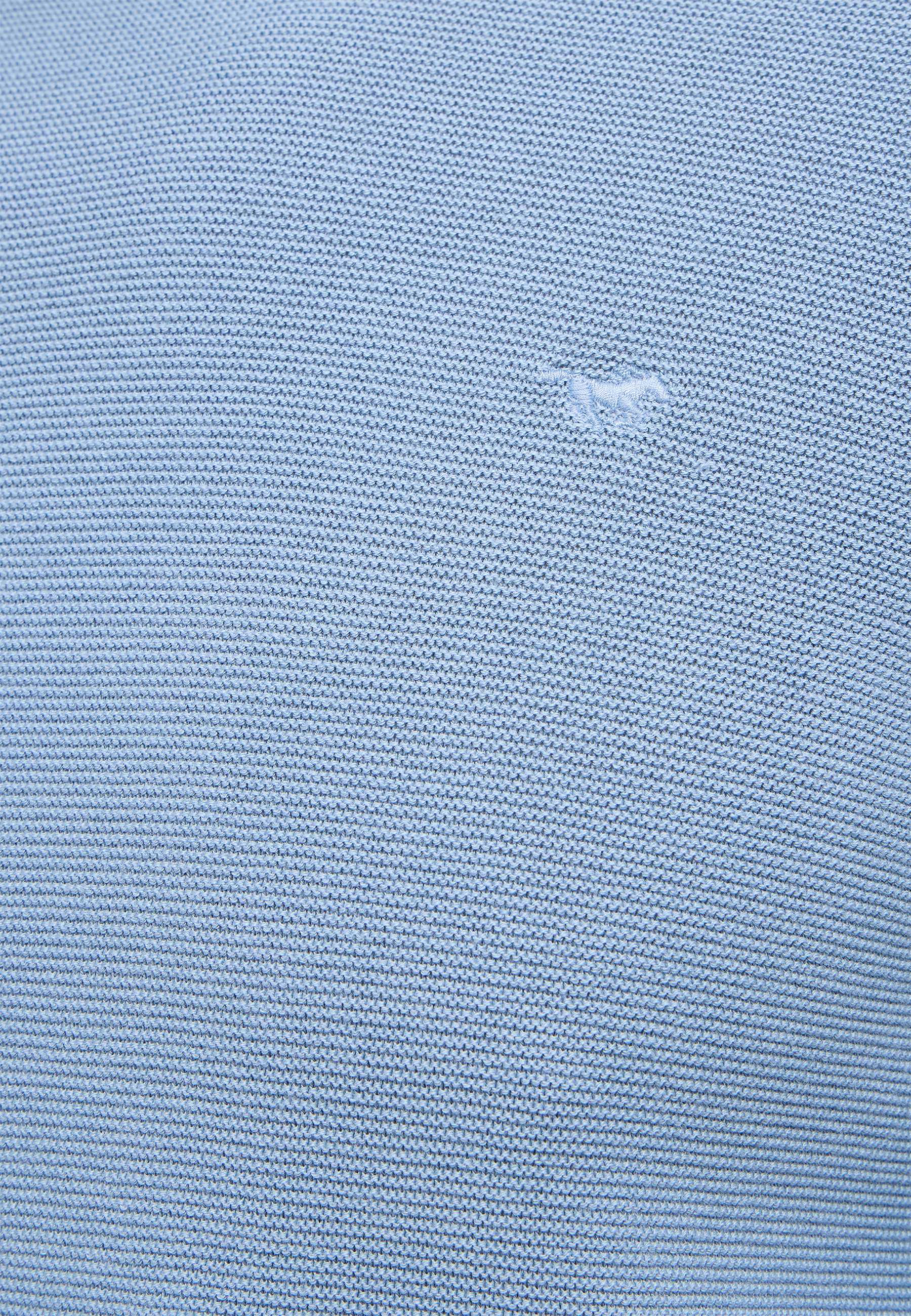 polo shirt, knit fabric, light blue, invisible hole, texture