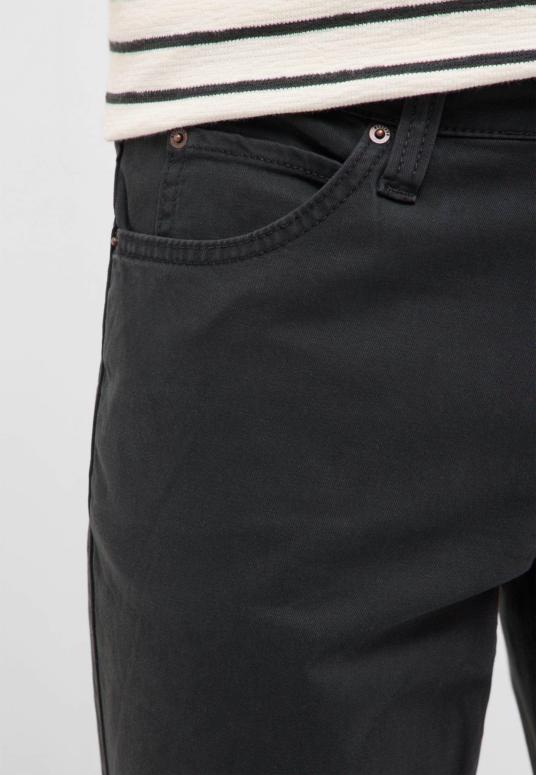 Hose, Jeans, Schwarz, Stoff, Gürtelöse?