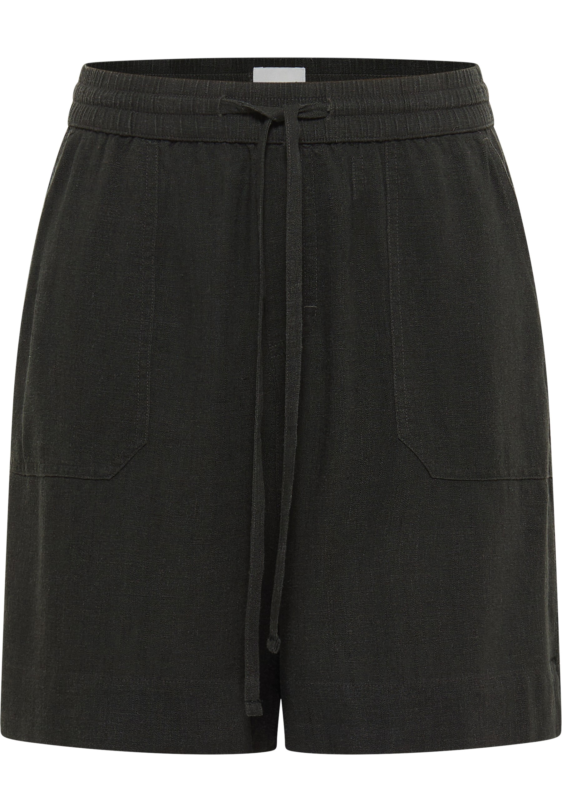 Kurze Hose, Shorts, Stoffhose, Gürtelband, Kordelzug