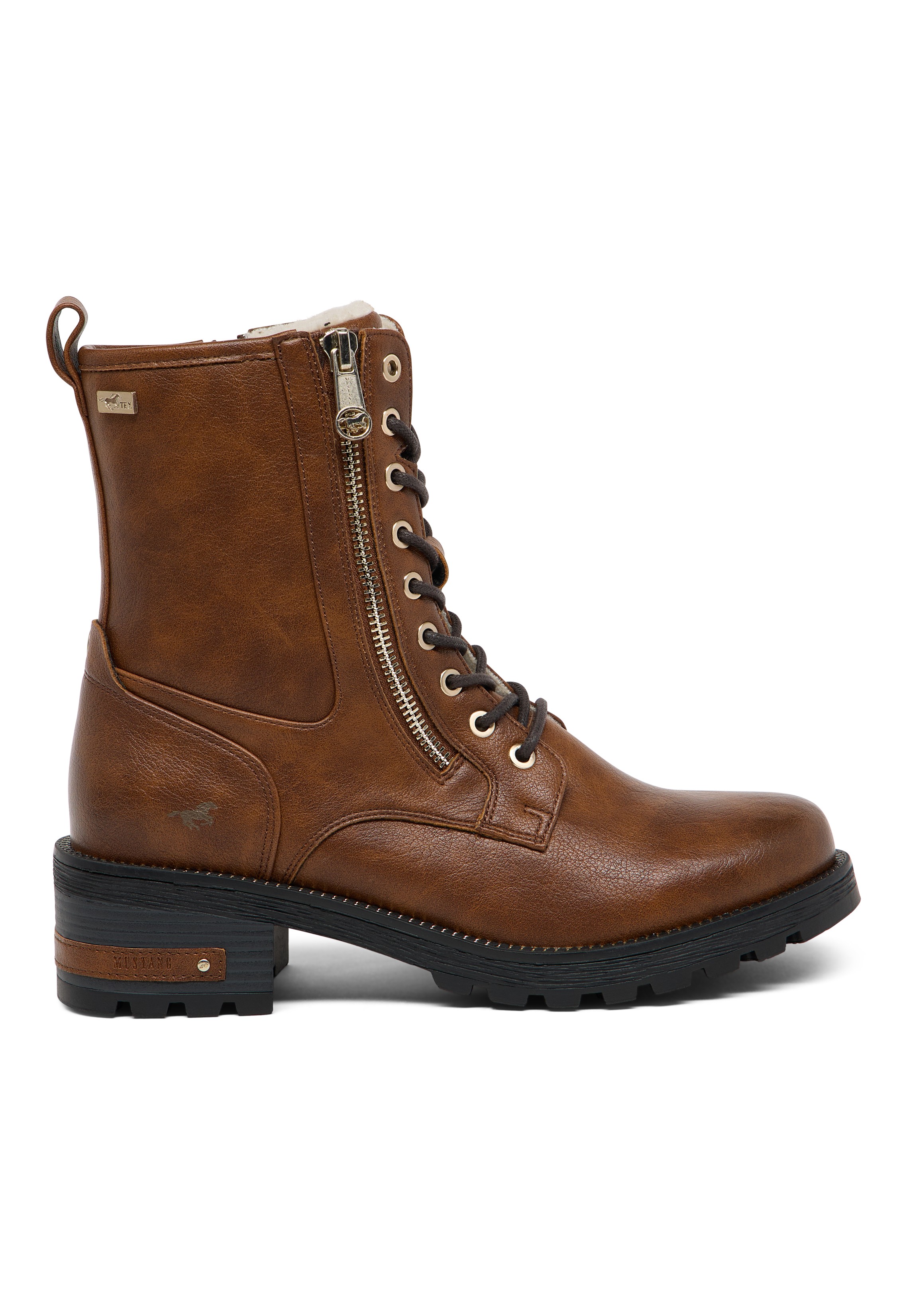 Stiefel, Kombination, Leder, Schnürung, Gummisohle