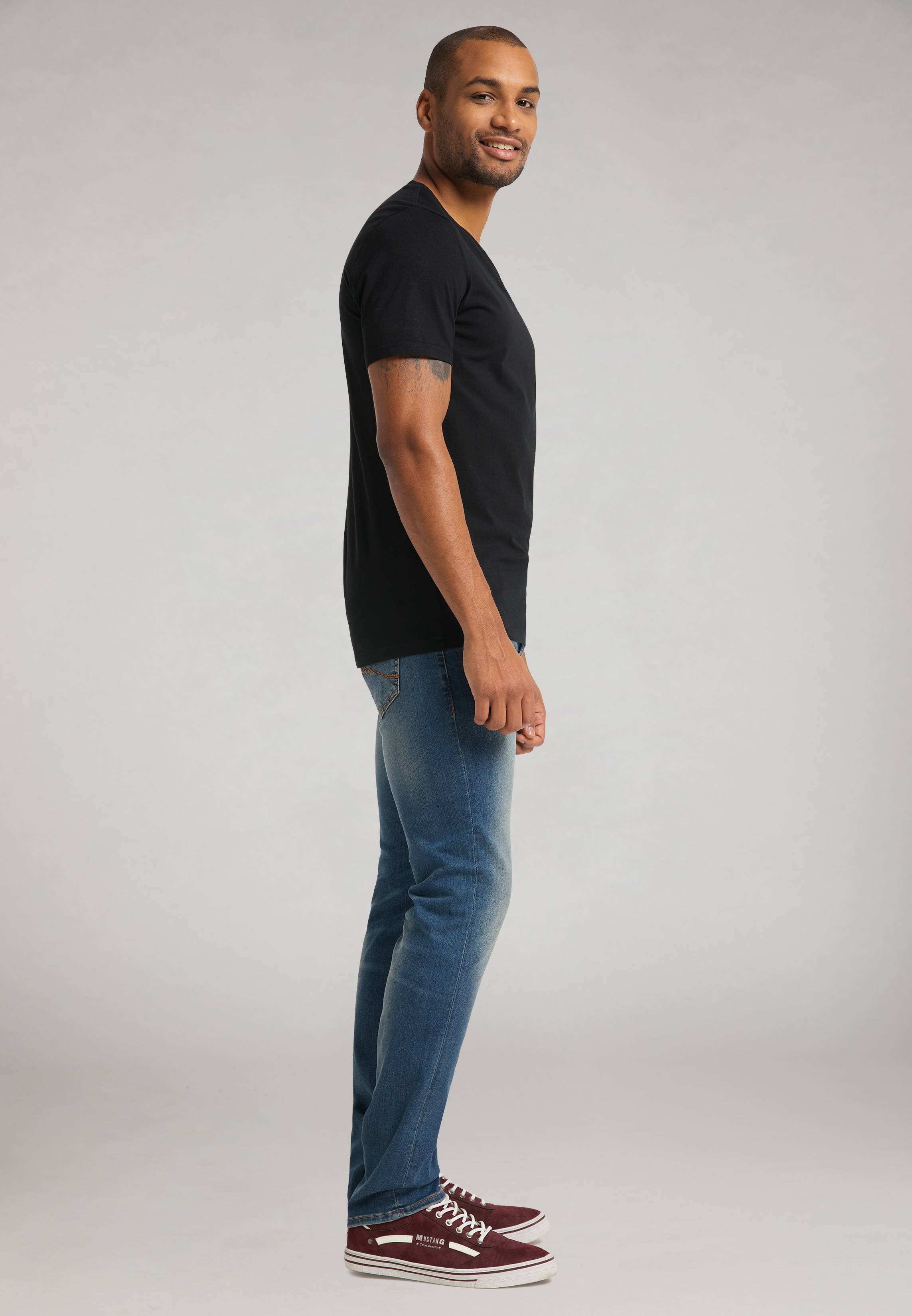 T-Shirt Style  V-Neck