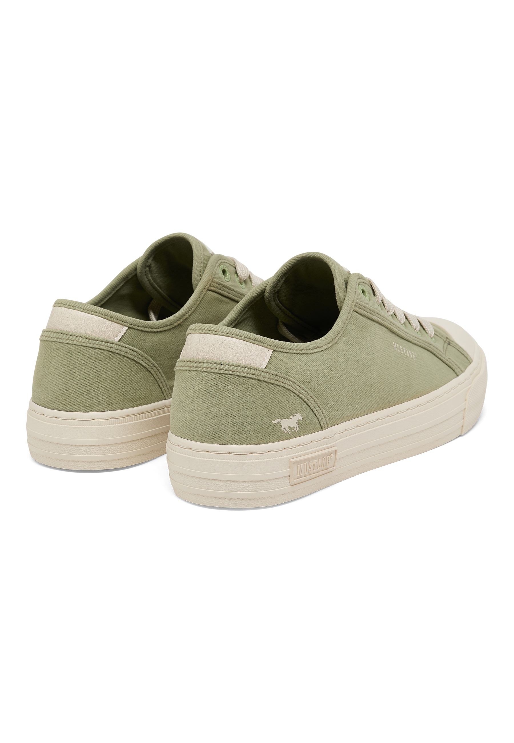 Sneaker, Canvas, Lace-up, Grün, Gummi-Sohle