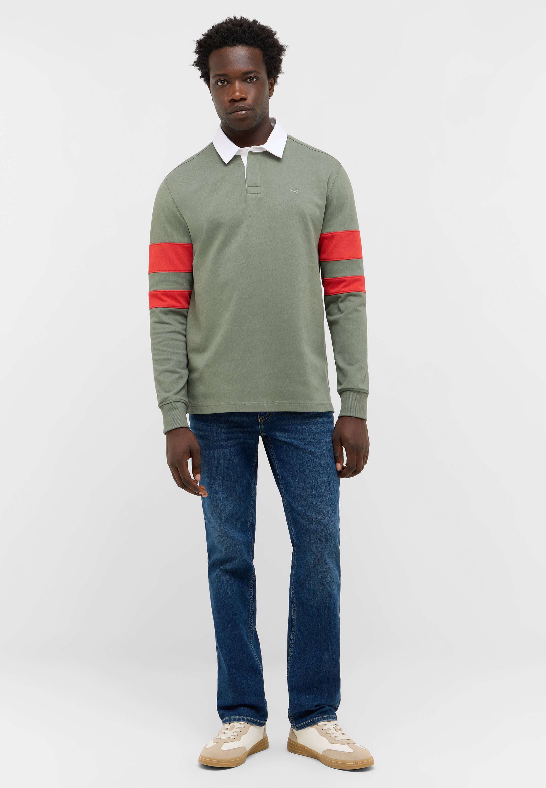 Langarm, Hemd, Pullover, Sweatshirt, Stehend