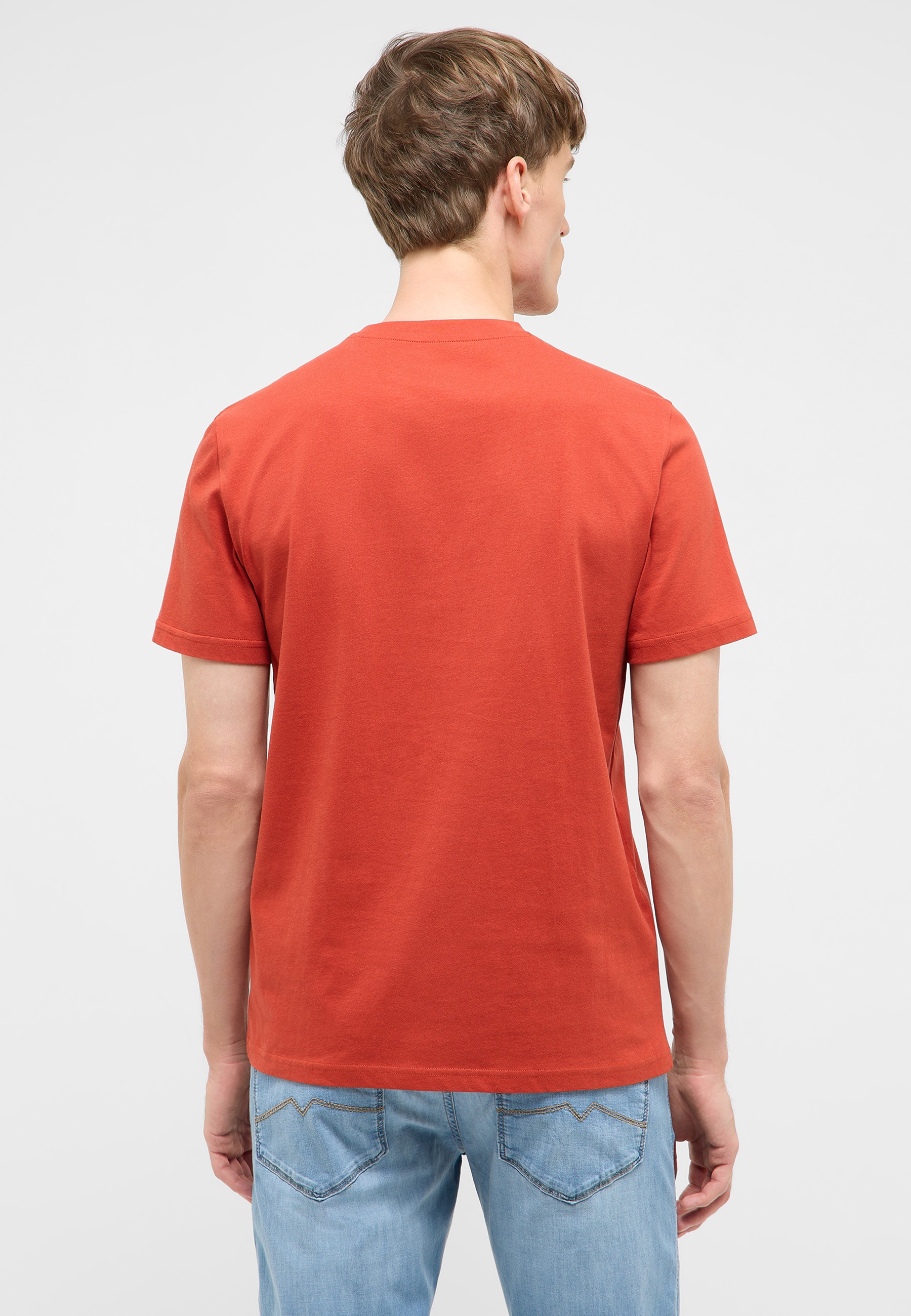 t-shirt, kurzärmelig, orange, baumwolle, hemden-?