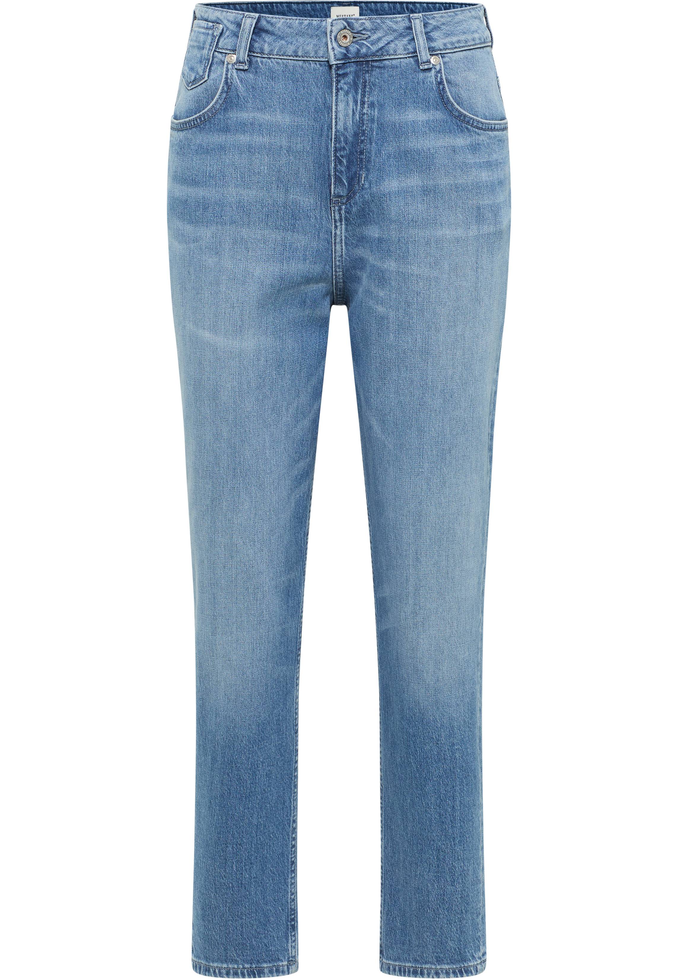 Mustang Damen Jeans Style Charlotte Tapered, blau hell