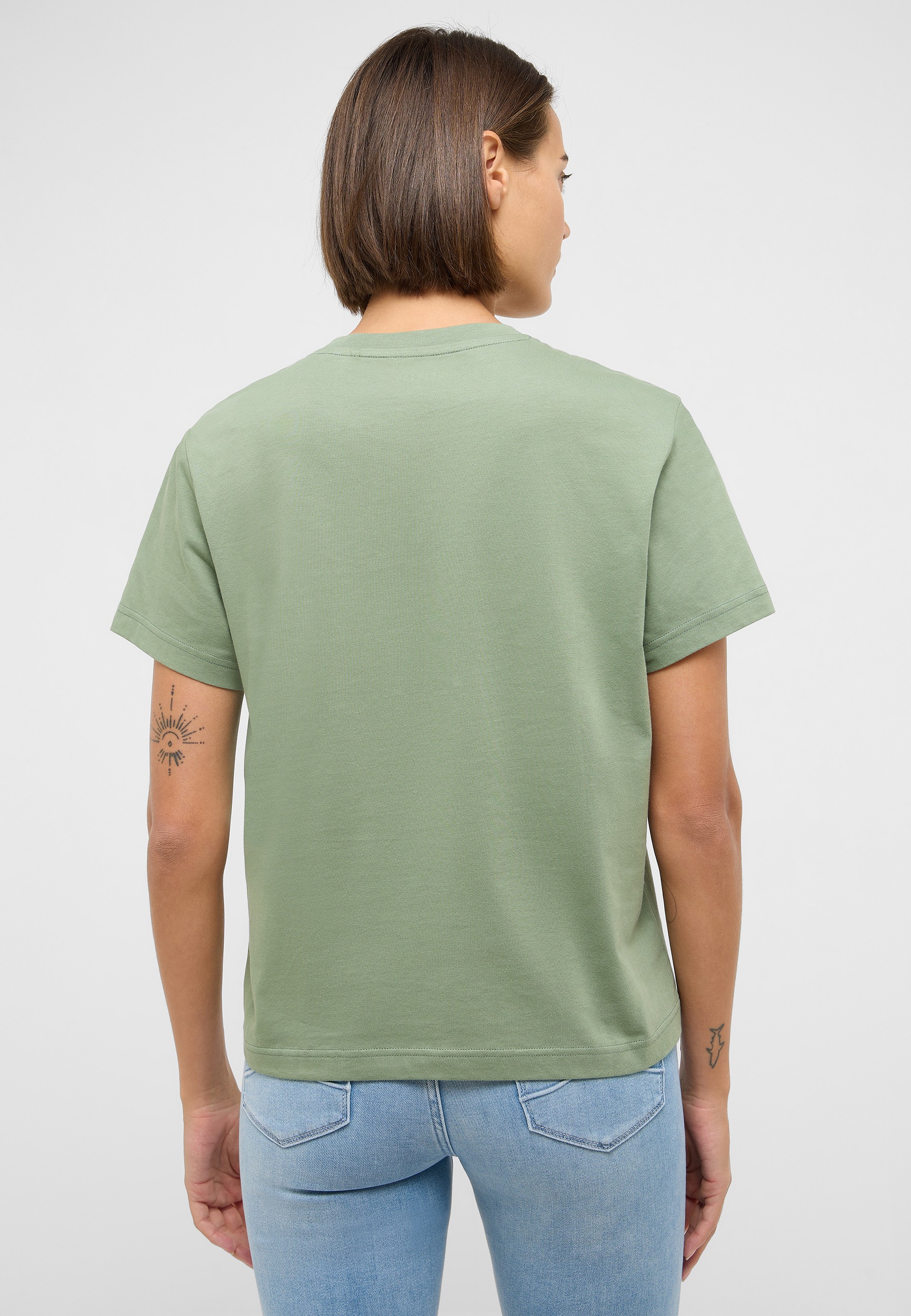T-shirt, Person, Jeans, Kopf, Gesicht