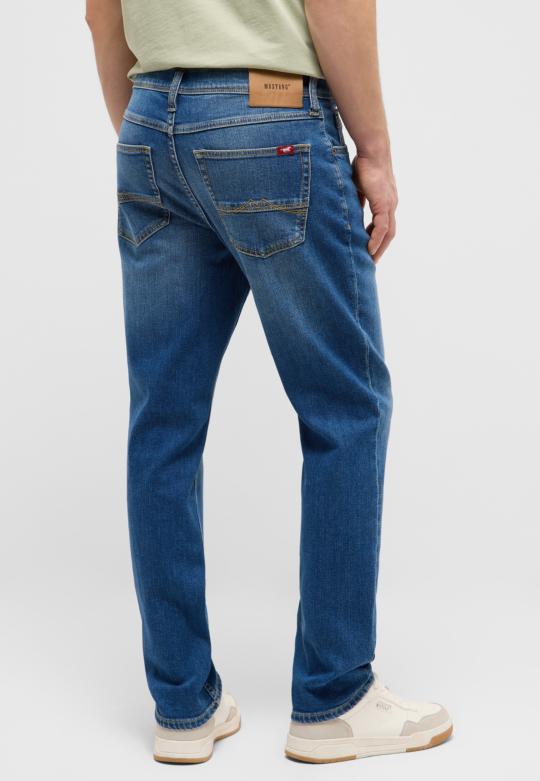 jeans, Denim, Hose, Rückentaschen, blau